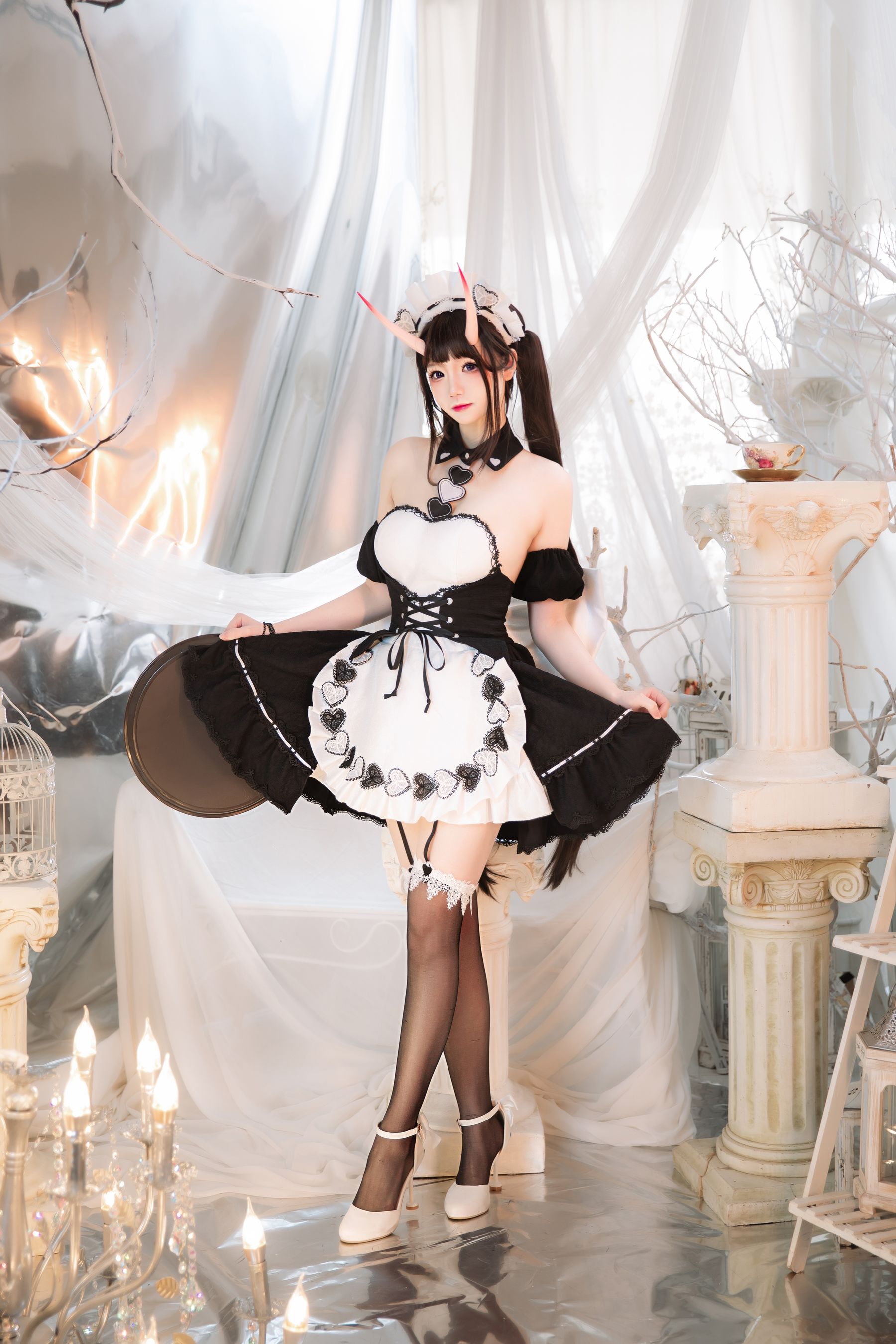 [福利COS] 动漫博主雪晴Astra - 能代女仆