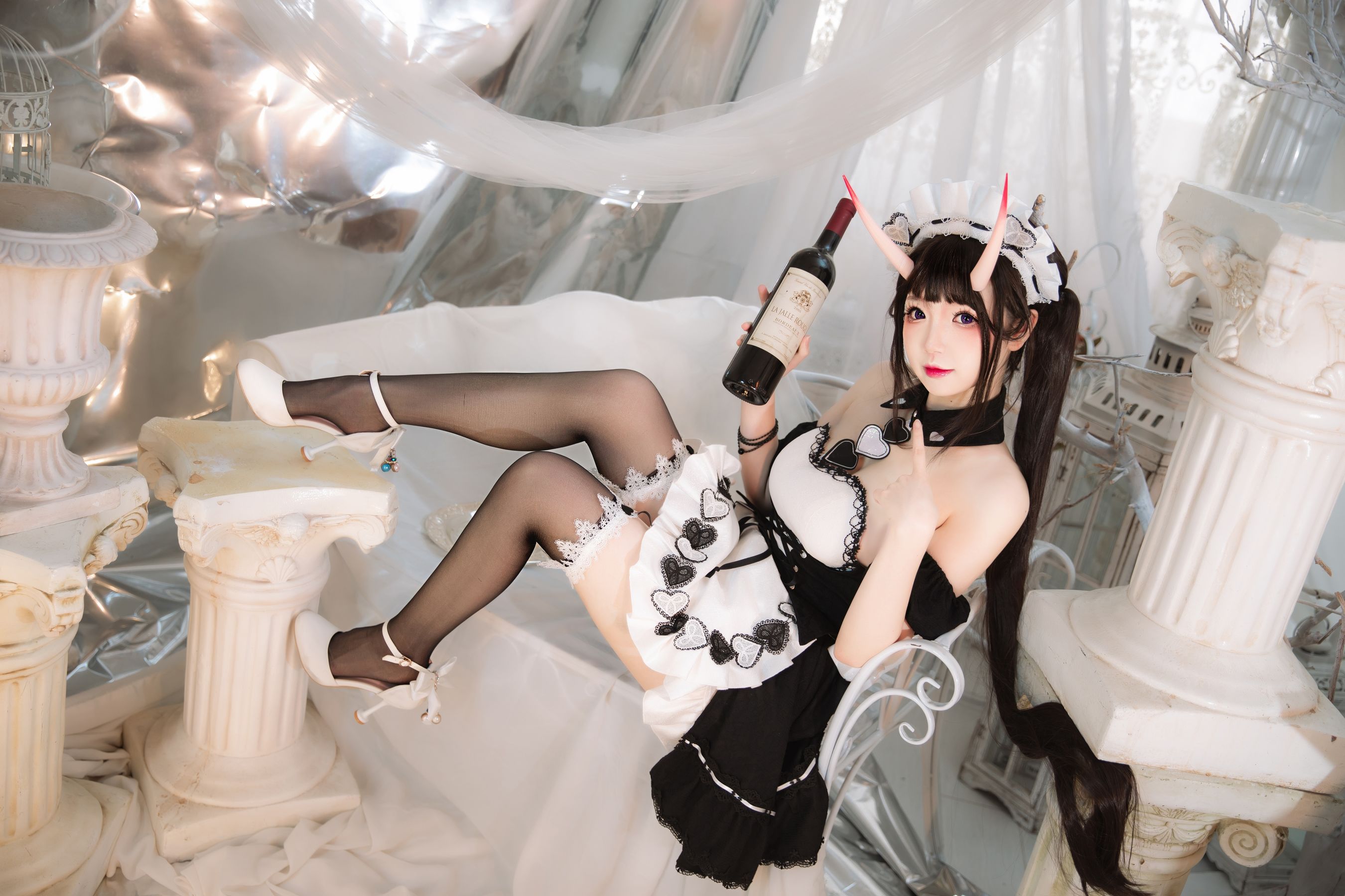 [福利COS] 动漫博主雪晴Astra - 能代女仆