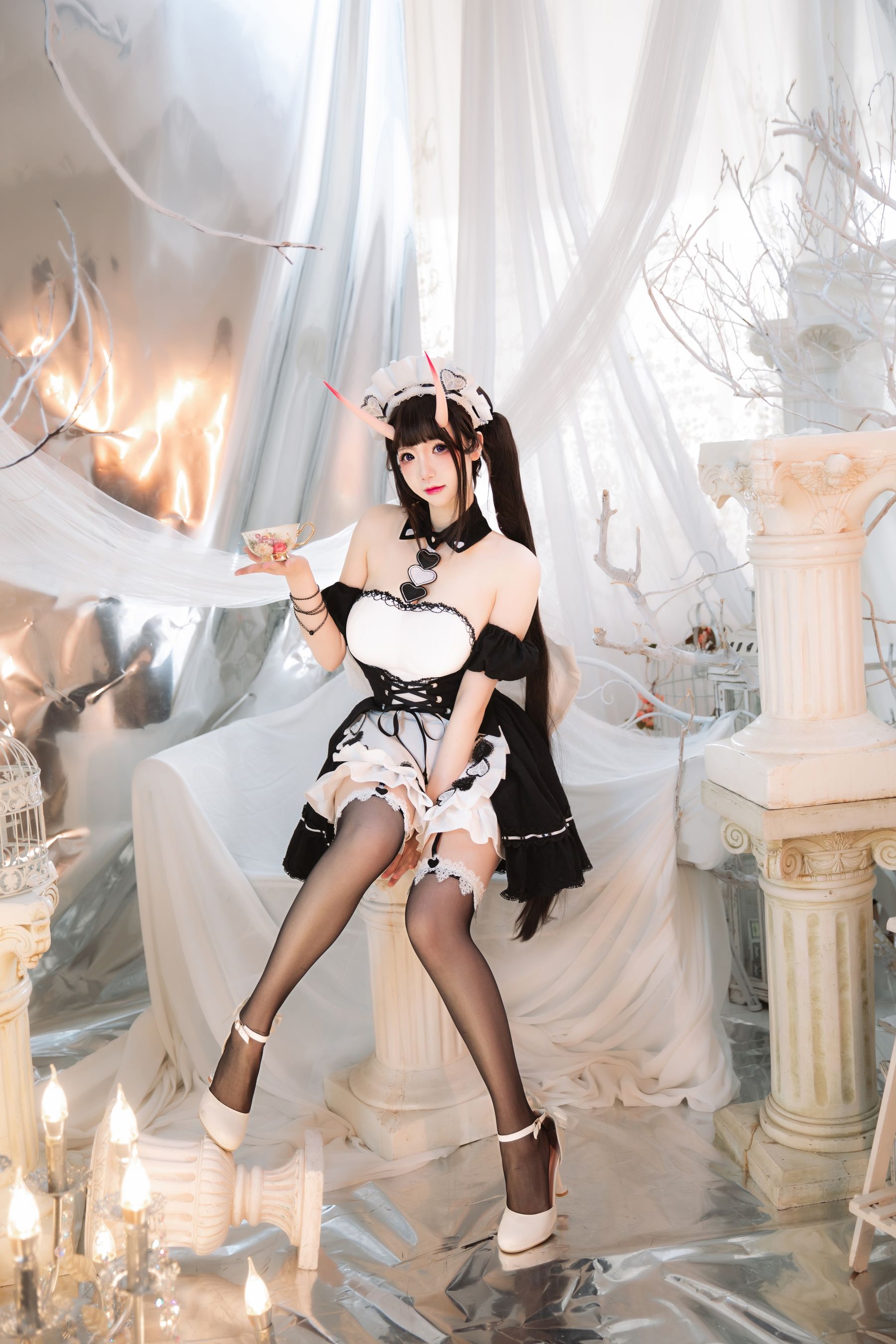 [福利COS] 动漫博主雪晴Astra - 能代女仆