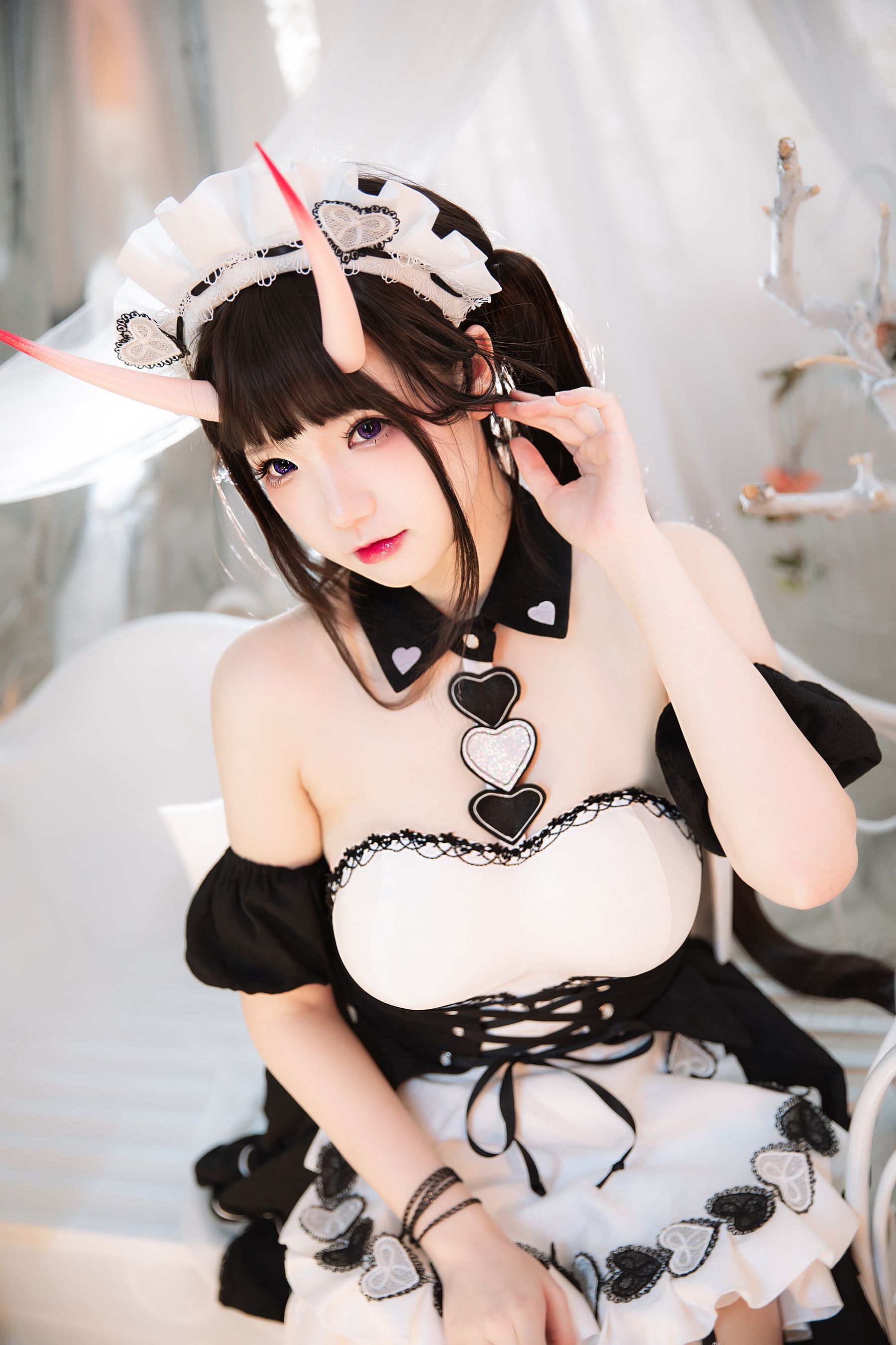 [福利COS] 动漫博主雪晴Astra - 能代女仆