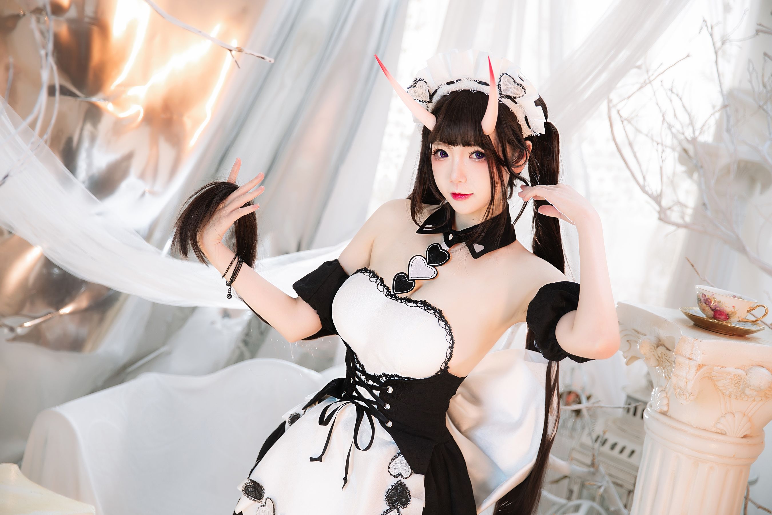[福利COS] 动漫博主雪晴Astra - 能代女仆