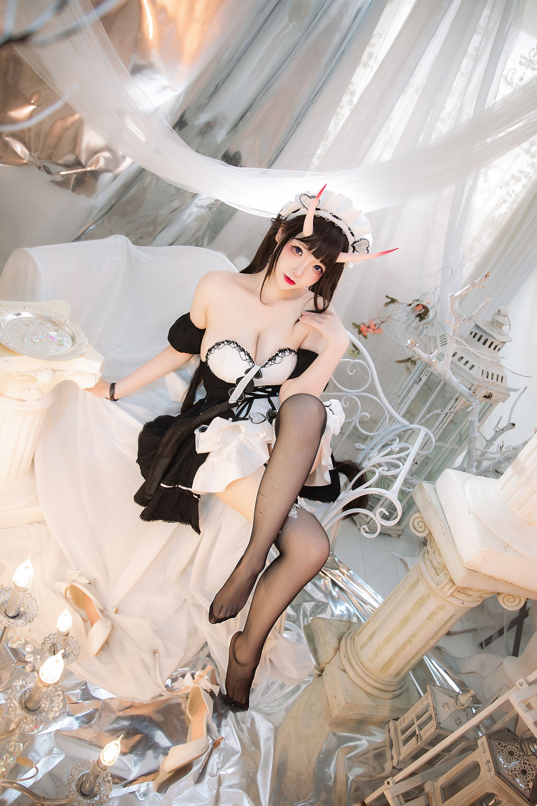 [福利COS] 动漫博主雪晴Astra - 能代女仆