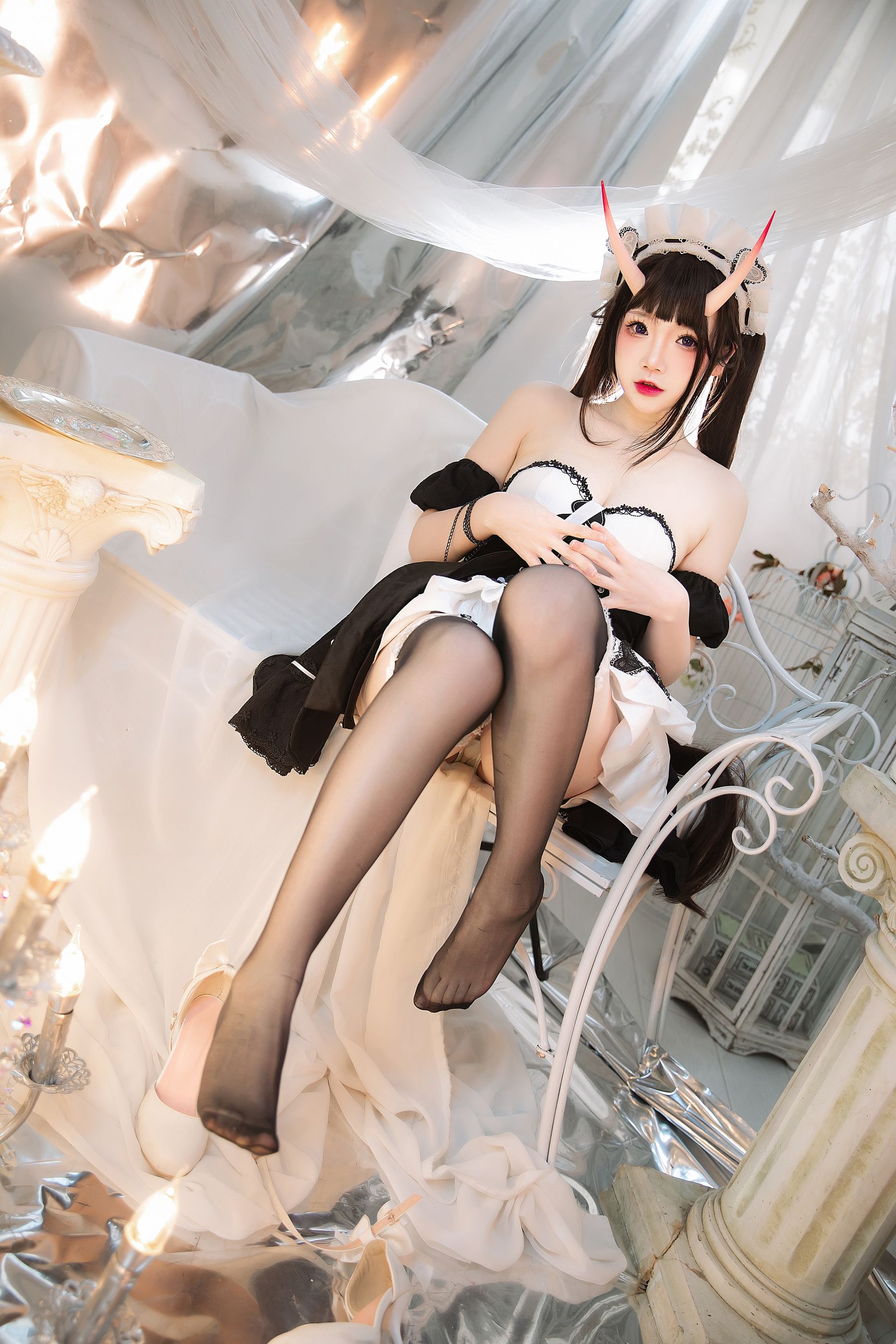 [福利COS] 动漫博主雪晴Astra - 能代女仆