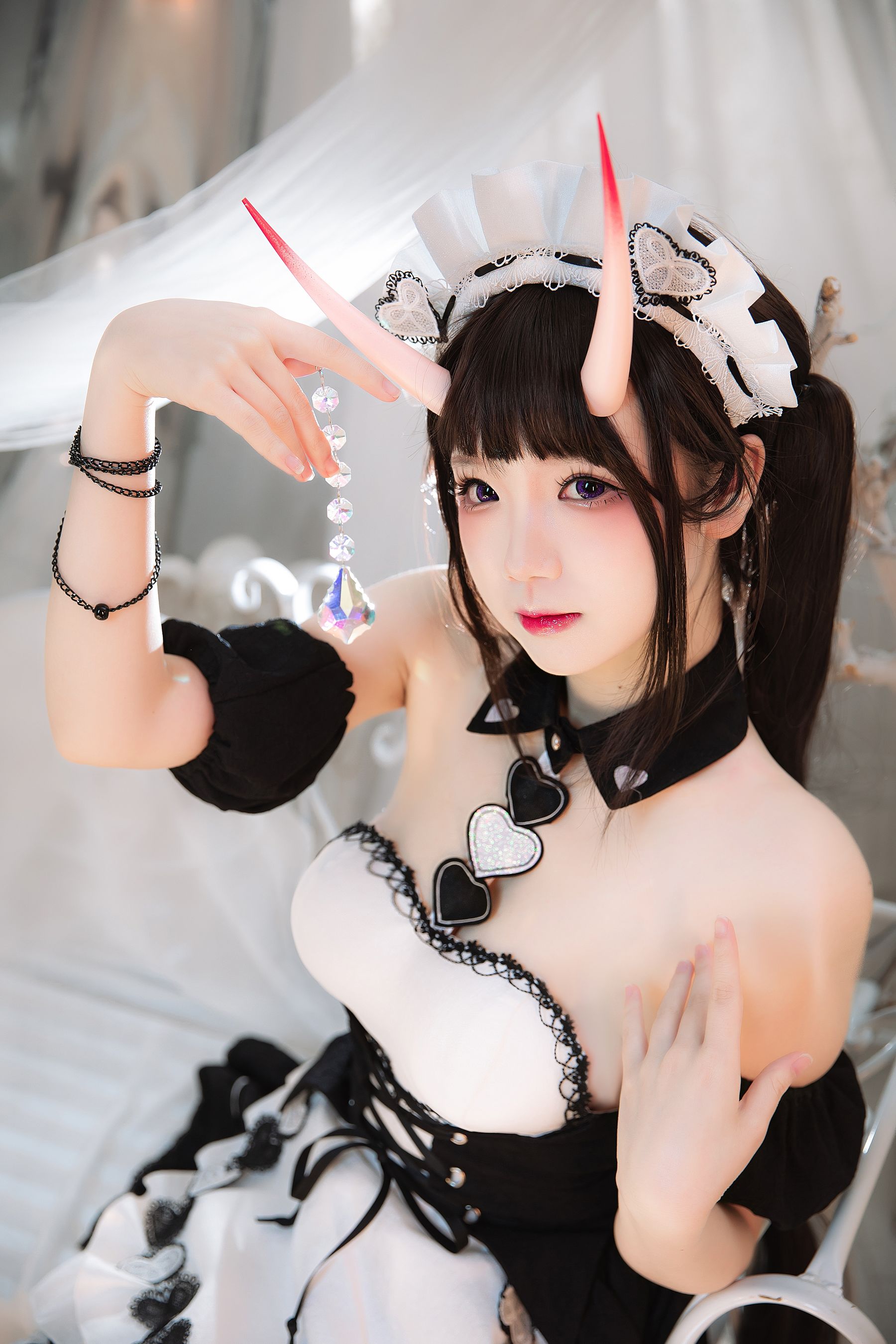 [福利COS] 动漫博主雪晴Astra - 能代女仆