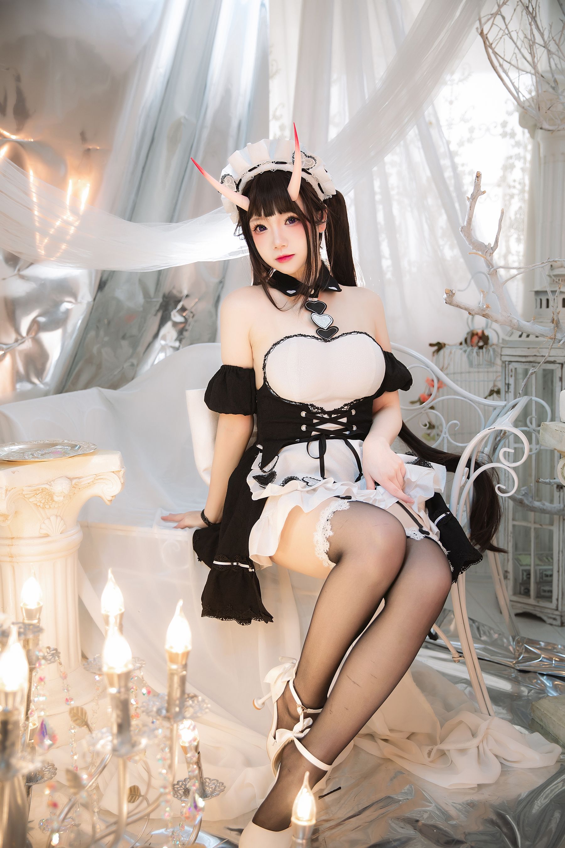 [福利COS] 动漫博主雪晴Astra - 能代女仆