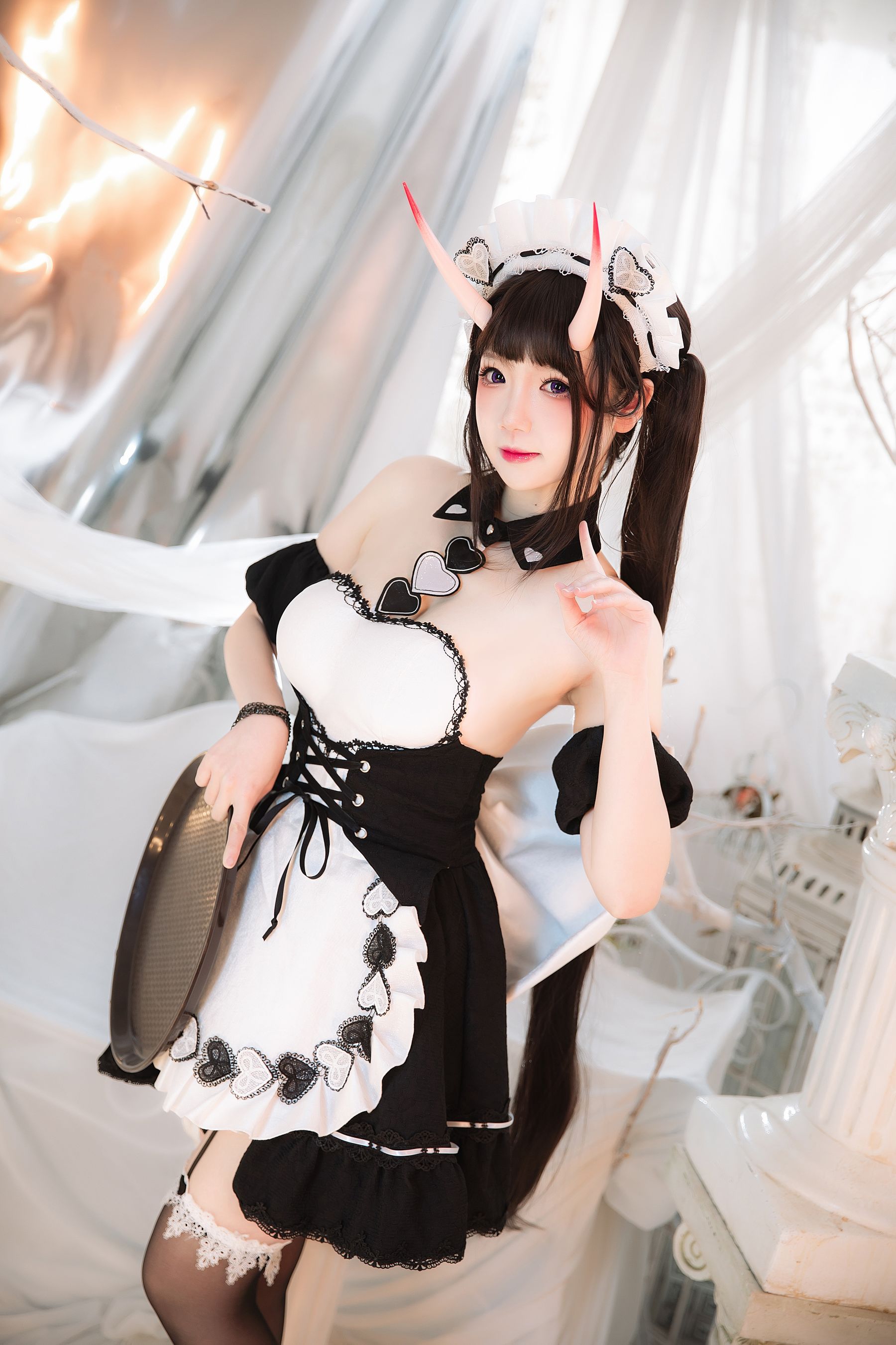 [福利COS] 动漫博主雪晴Astra - 能代女仆
