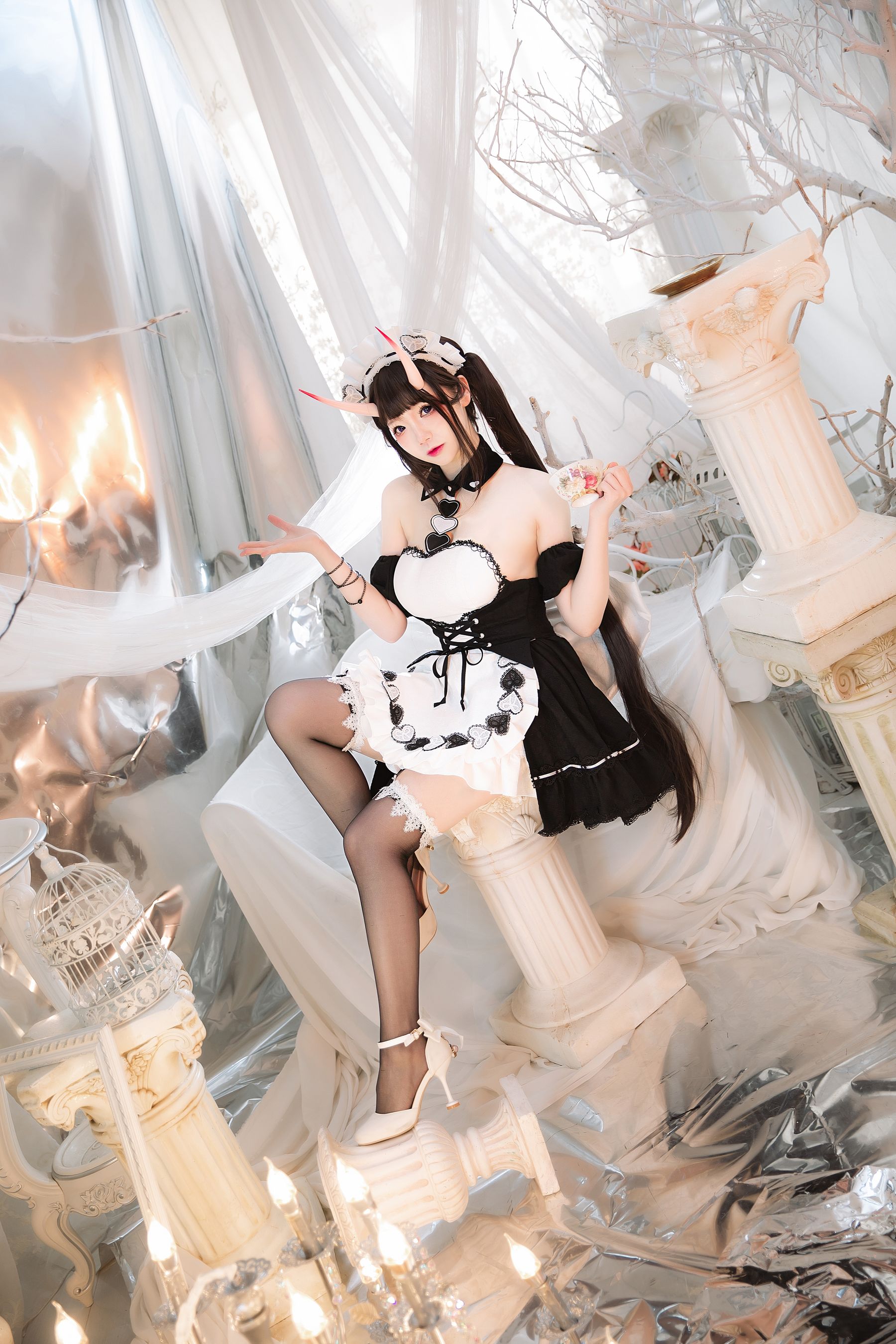 [福利COS] 动漫博主雪晴Astra - 能代女仆