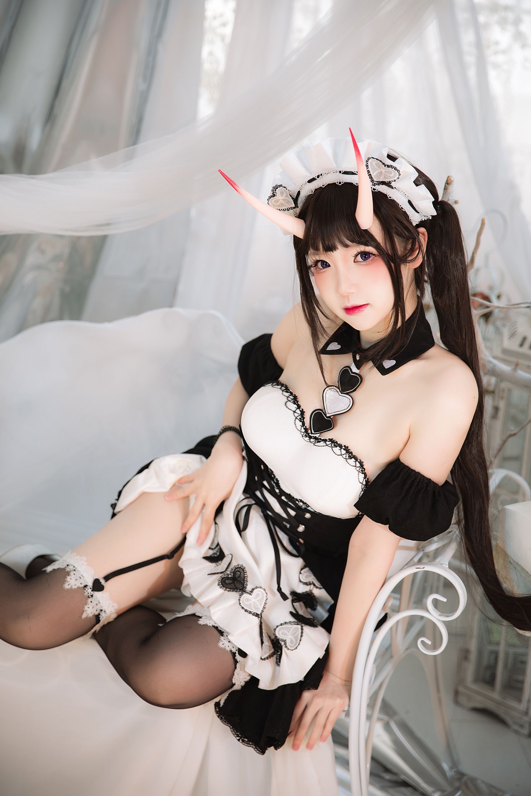 [福利COS] 动漫博主雪晴Astra - 能代女仆