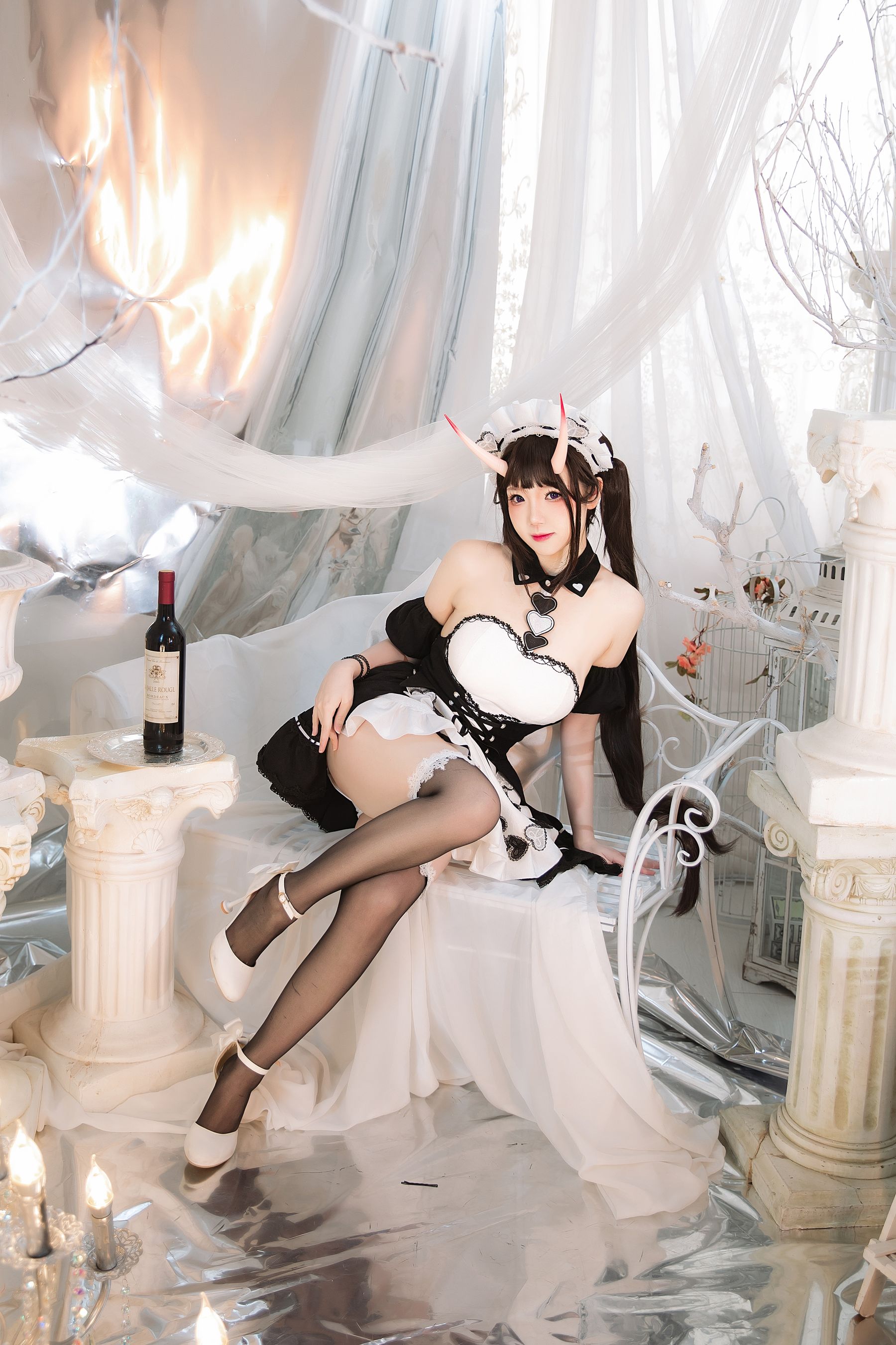[福利COS] 动漫博主雪晴Astra - 能代女仆