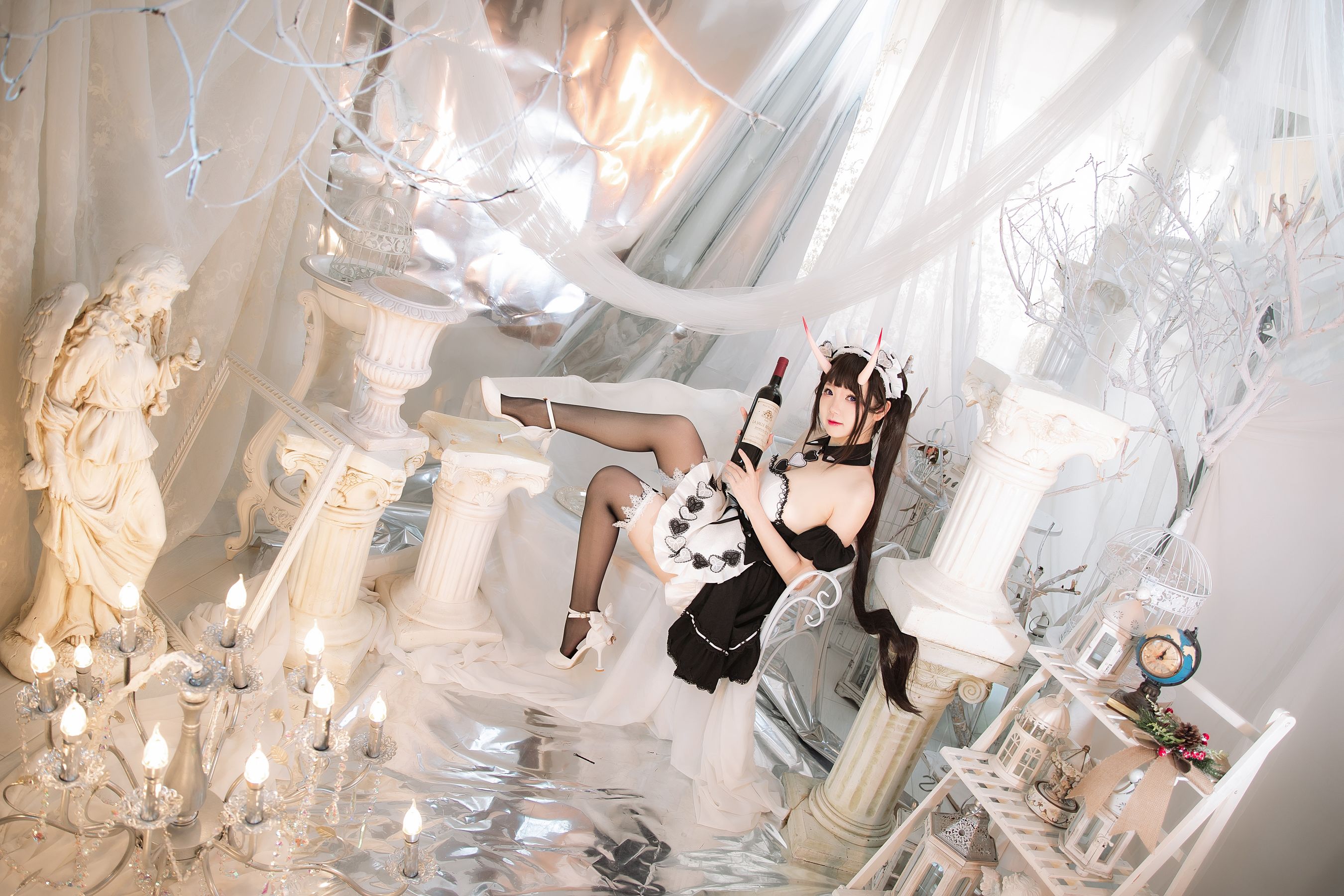 [福利COS] 动漫博主雪晴Astra - 能代女仆