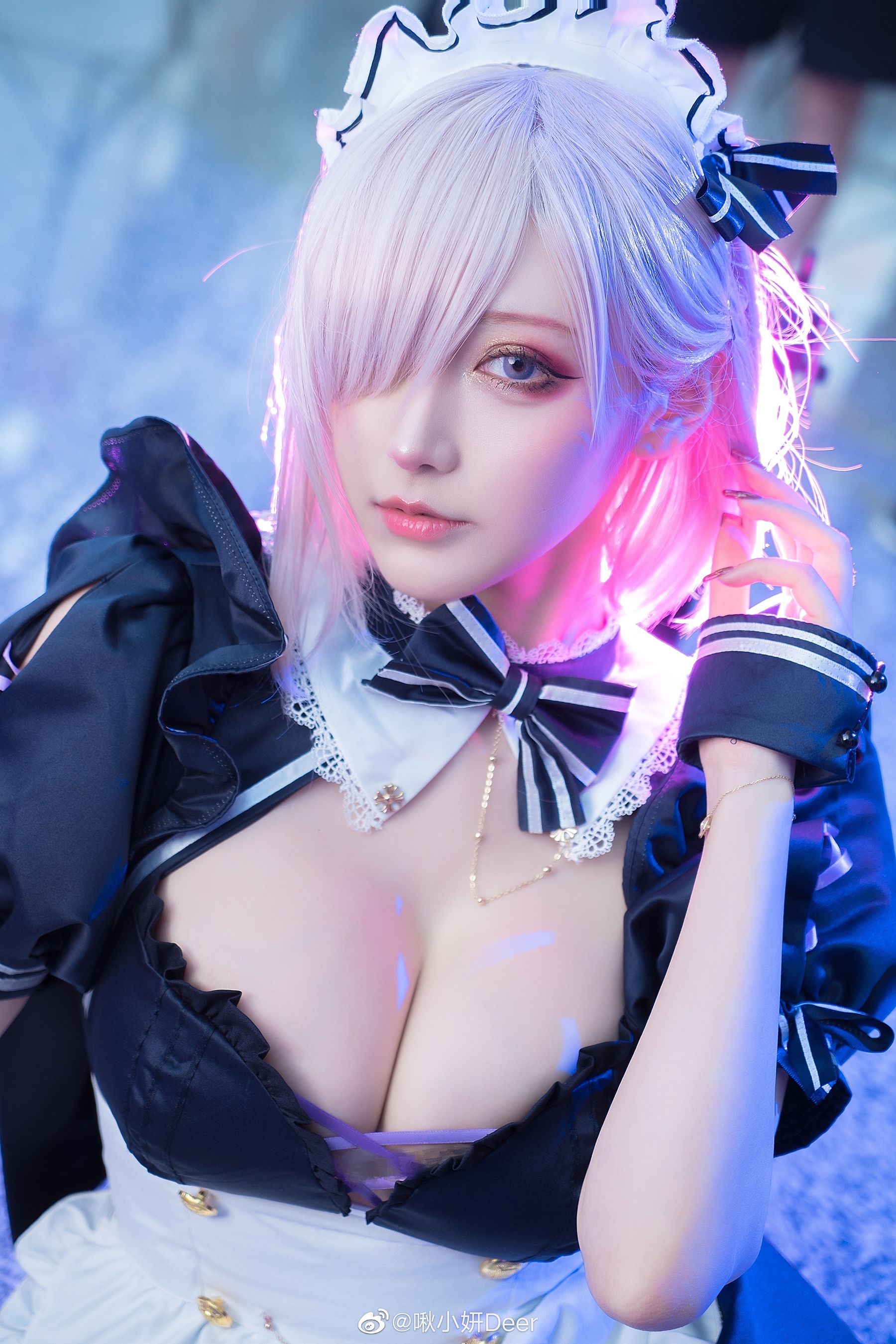 [福利COS] 啾小研 - 玛修女仆