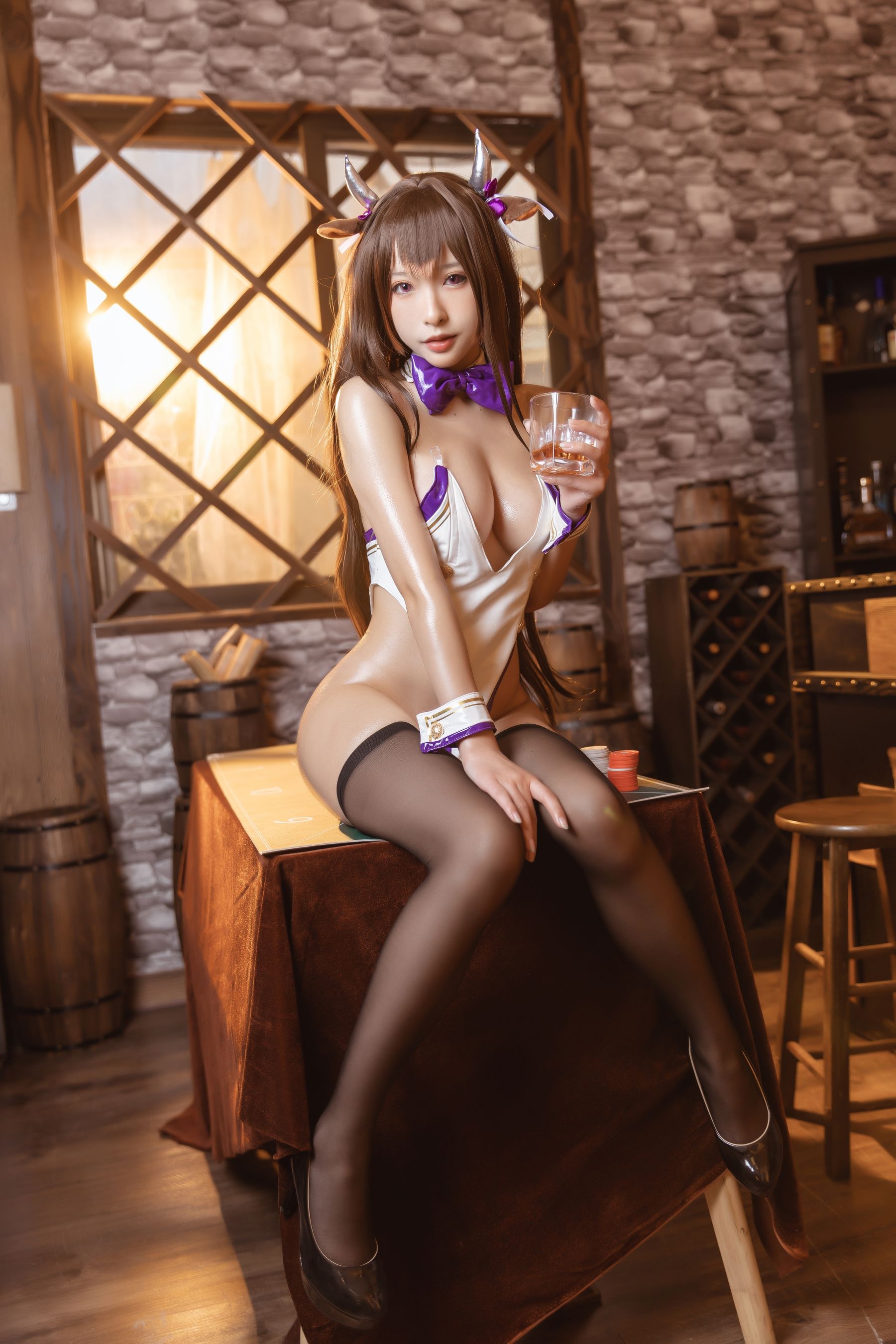[福利COS] 尤物清水由乃 - 樫野兔女郎