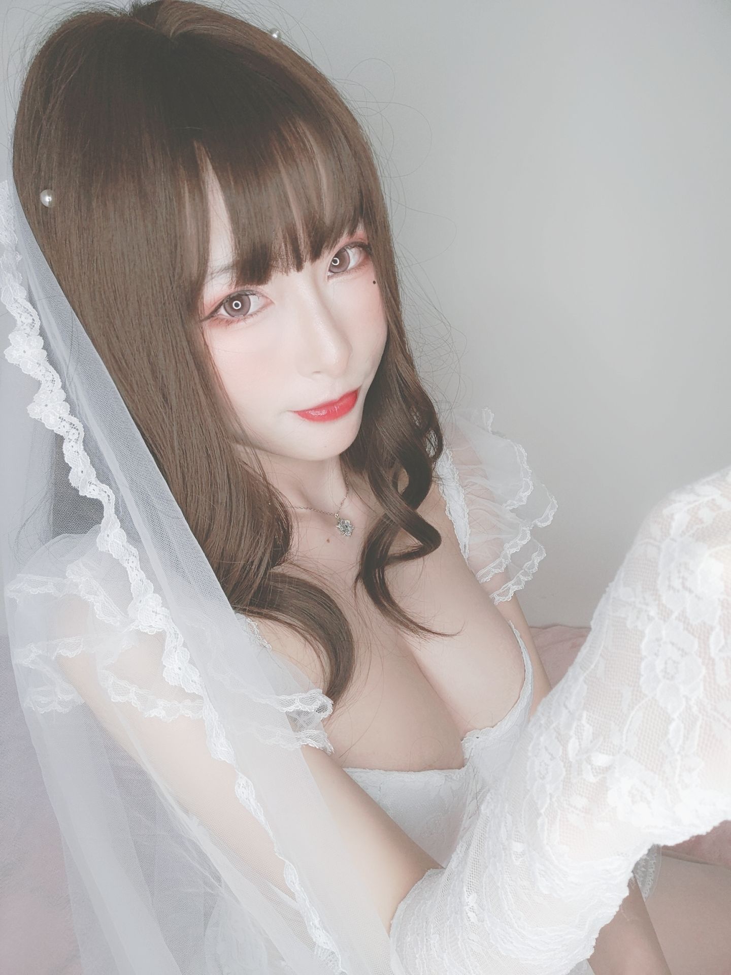 [福利COS] 尤物清水由乃 - 花嫁自拍