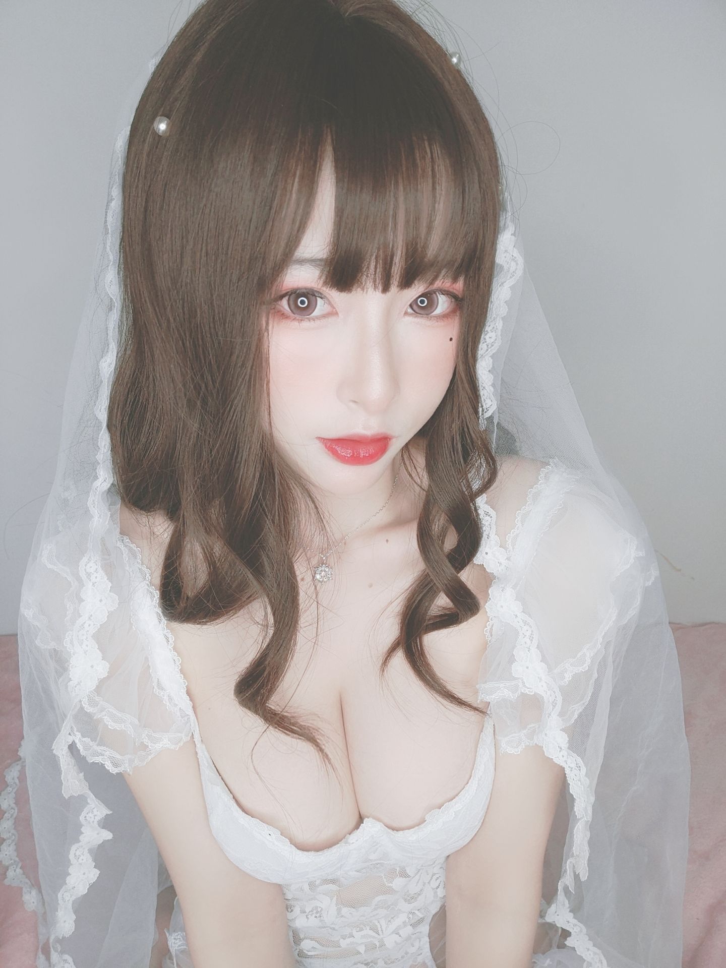 [福利COS] 尤物清水由乃 - 花嫁自拍