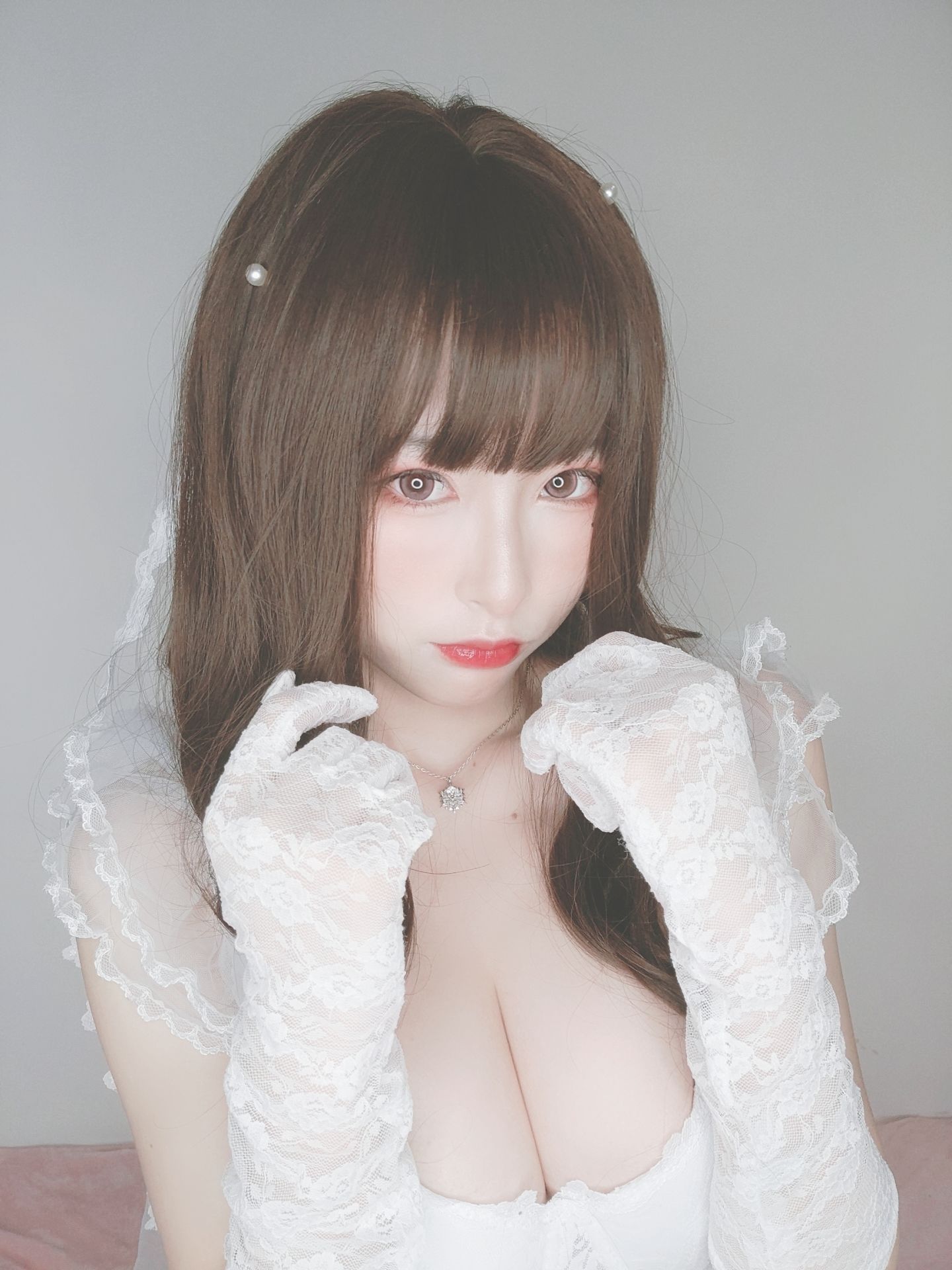 [福利COS] 尤物清水由乃 - 花嫁自拍