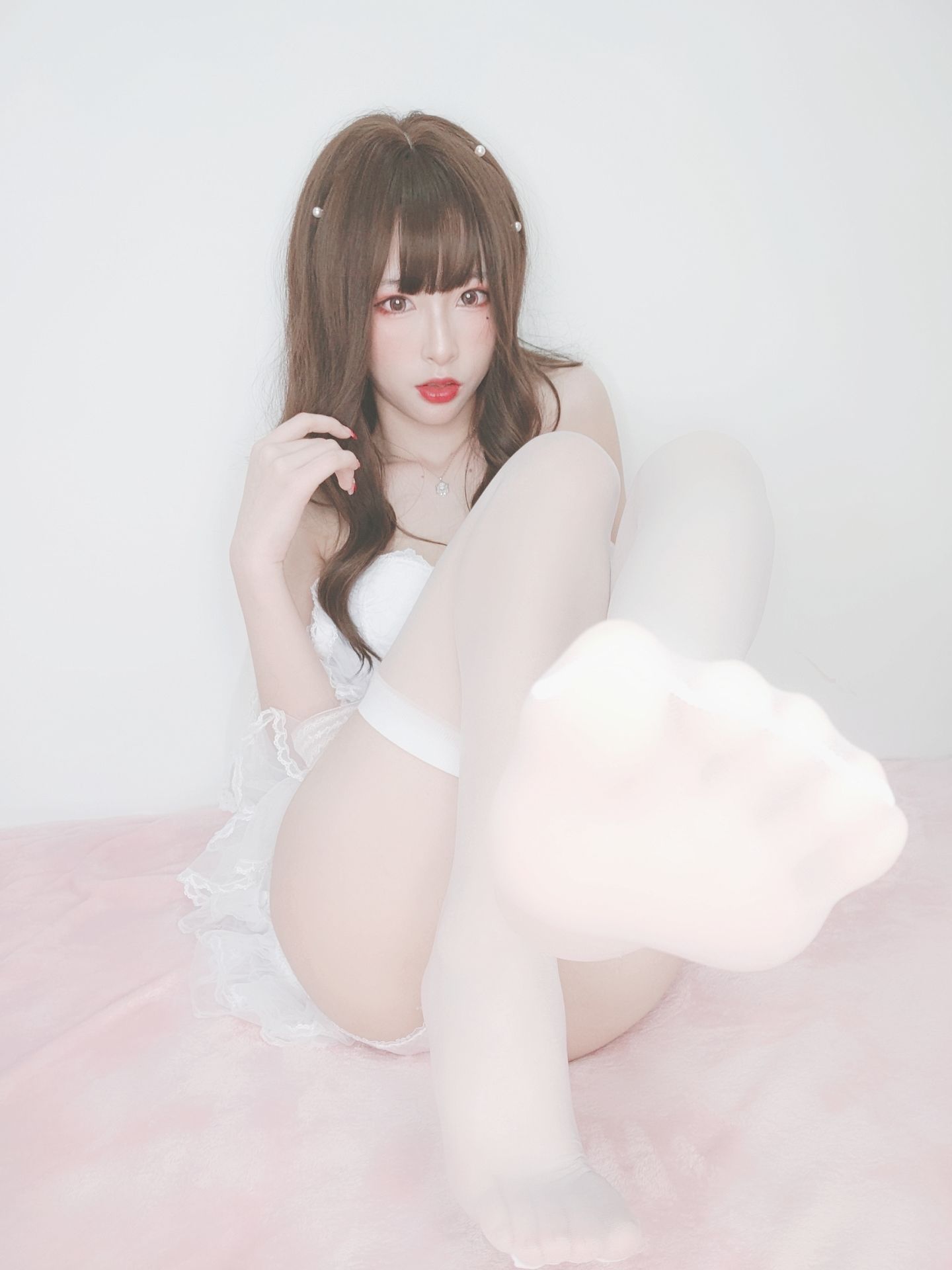 [福利COS] 尤物清水由乃 - 花嫁自拍