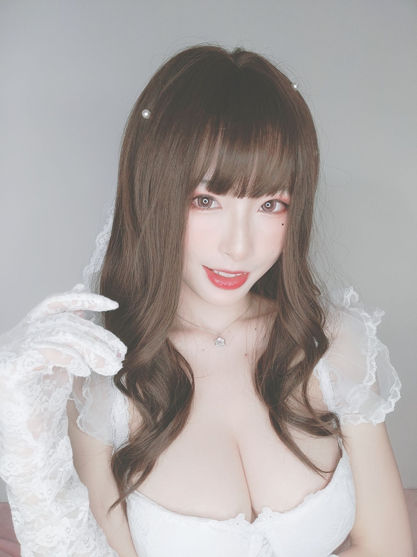 [福利COS] 尤物清水由乃 - 花嫁自拍