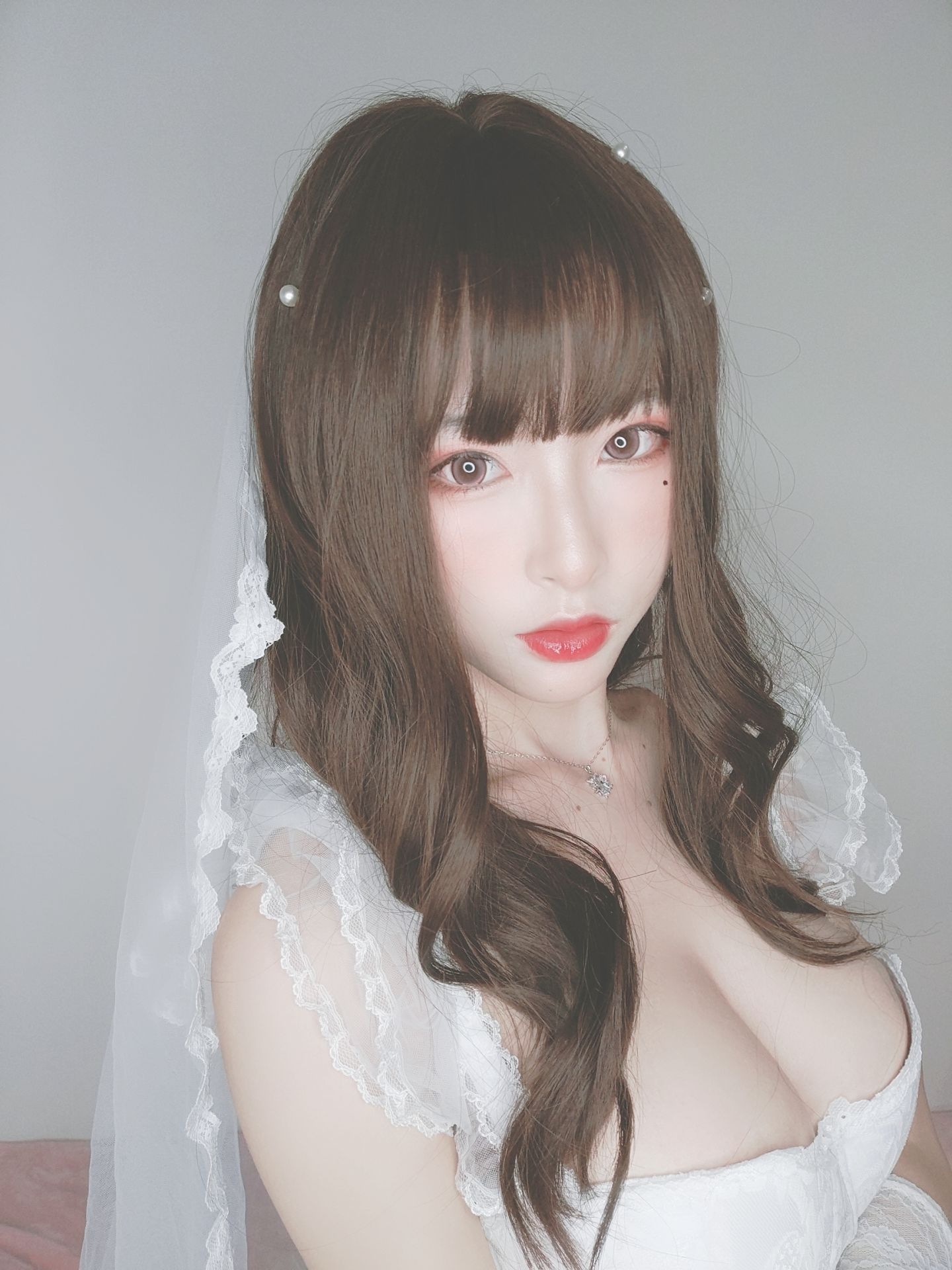 [福利COS] 尤物清水由乃 - 花嫁自拍