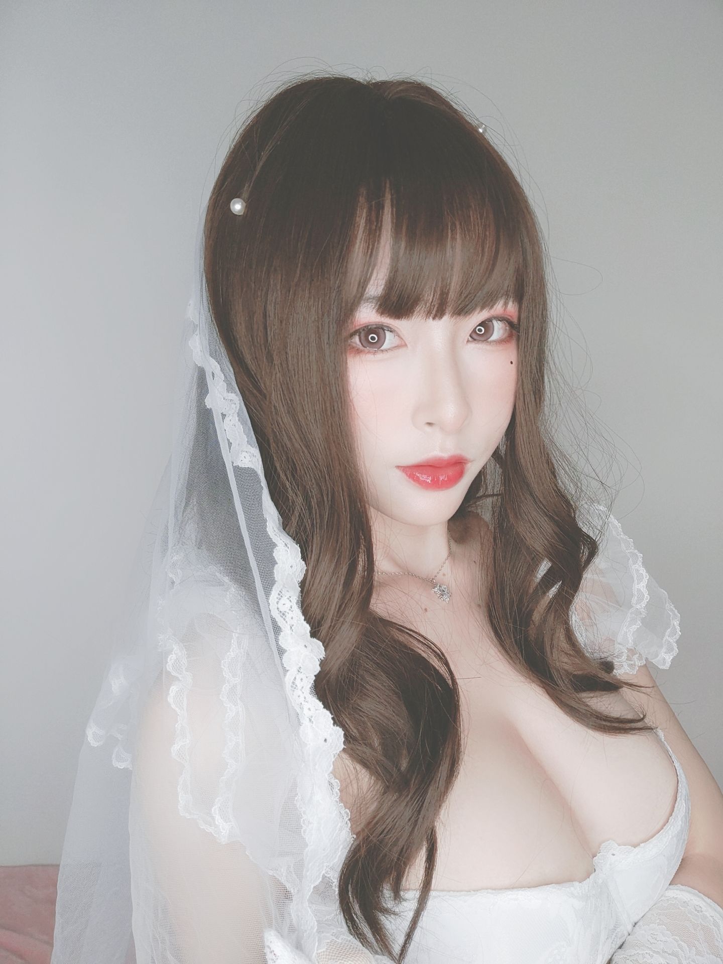 [福利COS] 尤物清水由乃 - 花嫁自拍