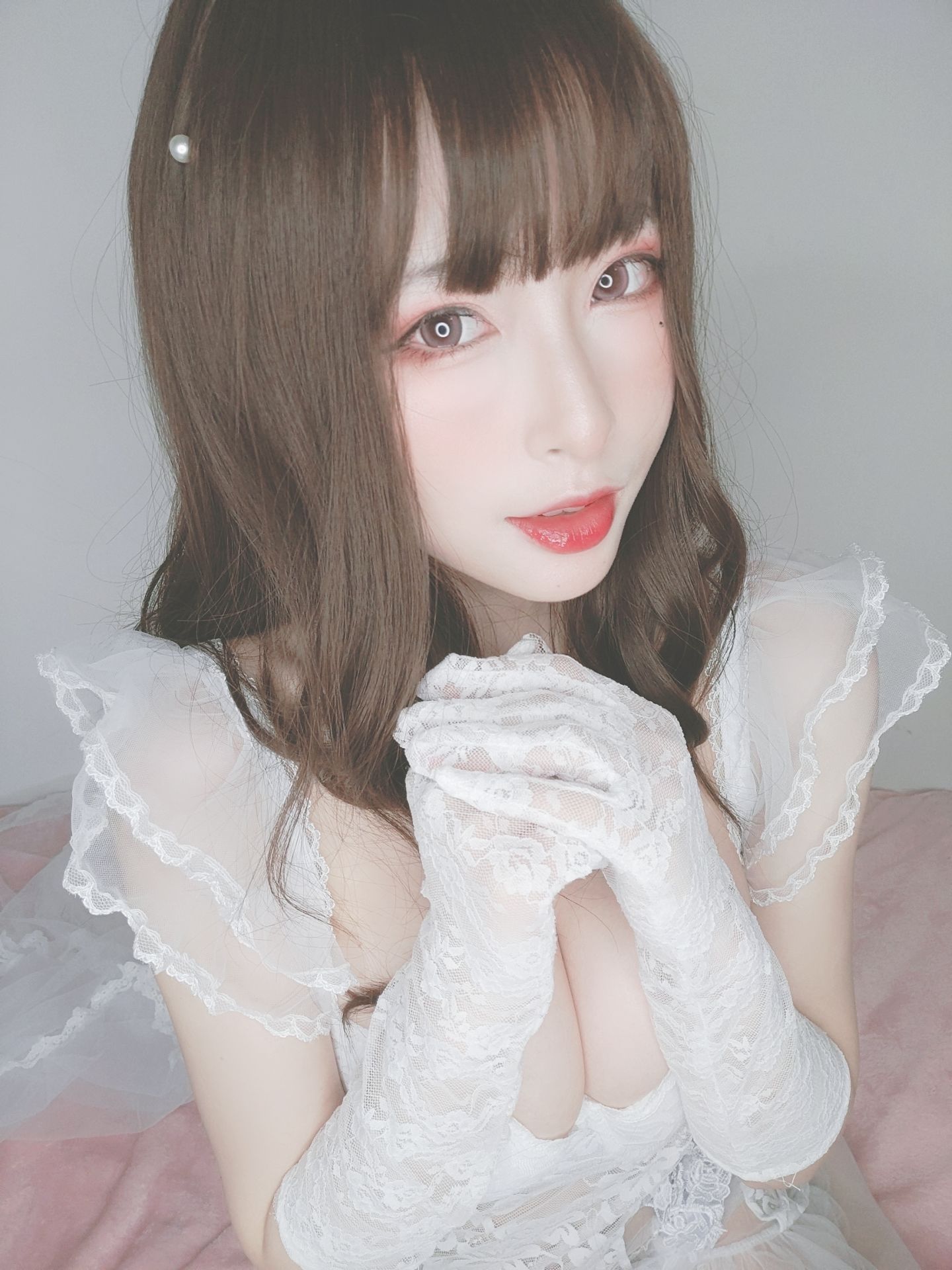 [福利COS] 尤物清水由乃 - 花嫁自拍