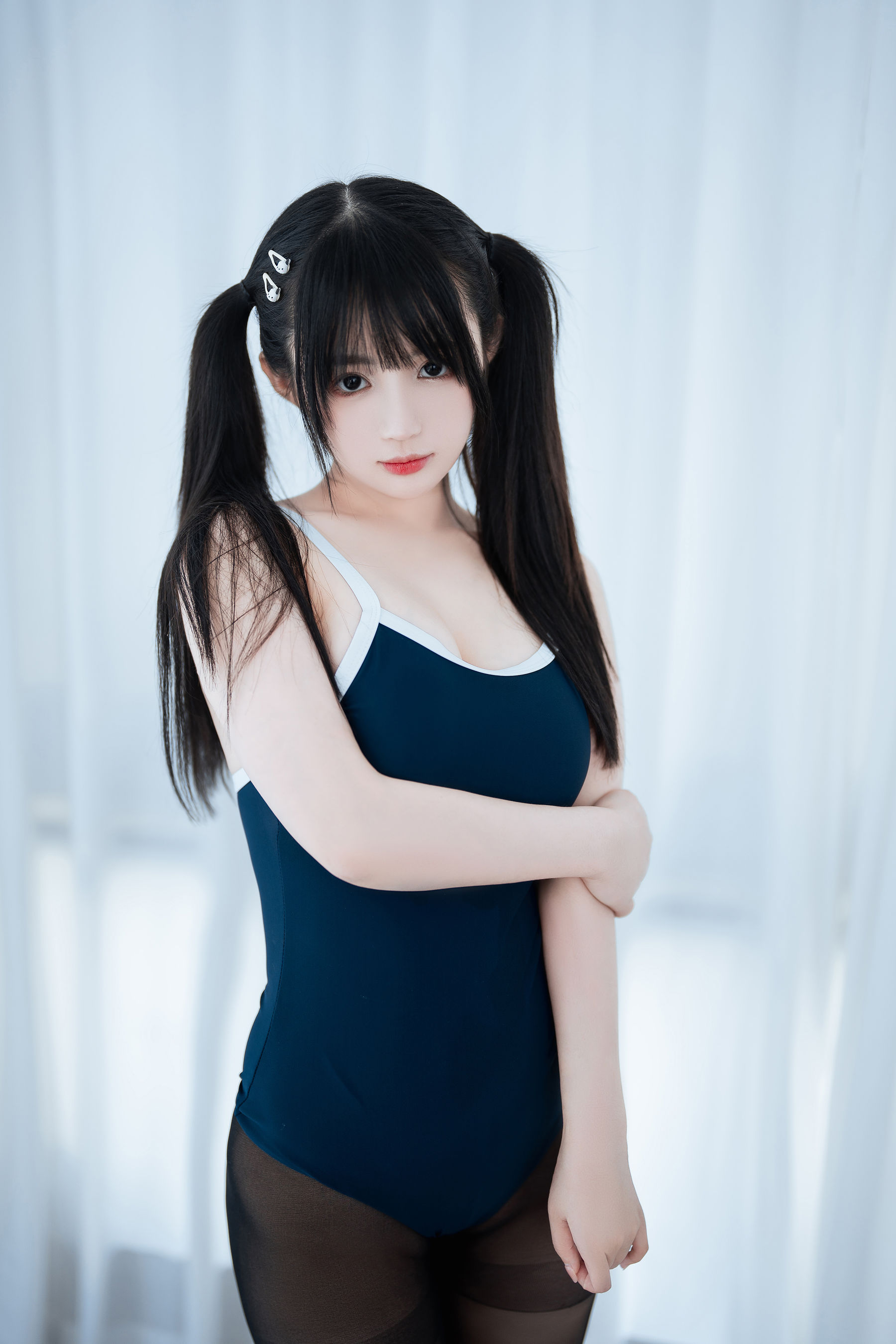 [福利COS] 桜井宁宁 - 黑丝死库水