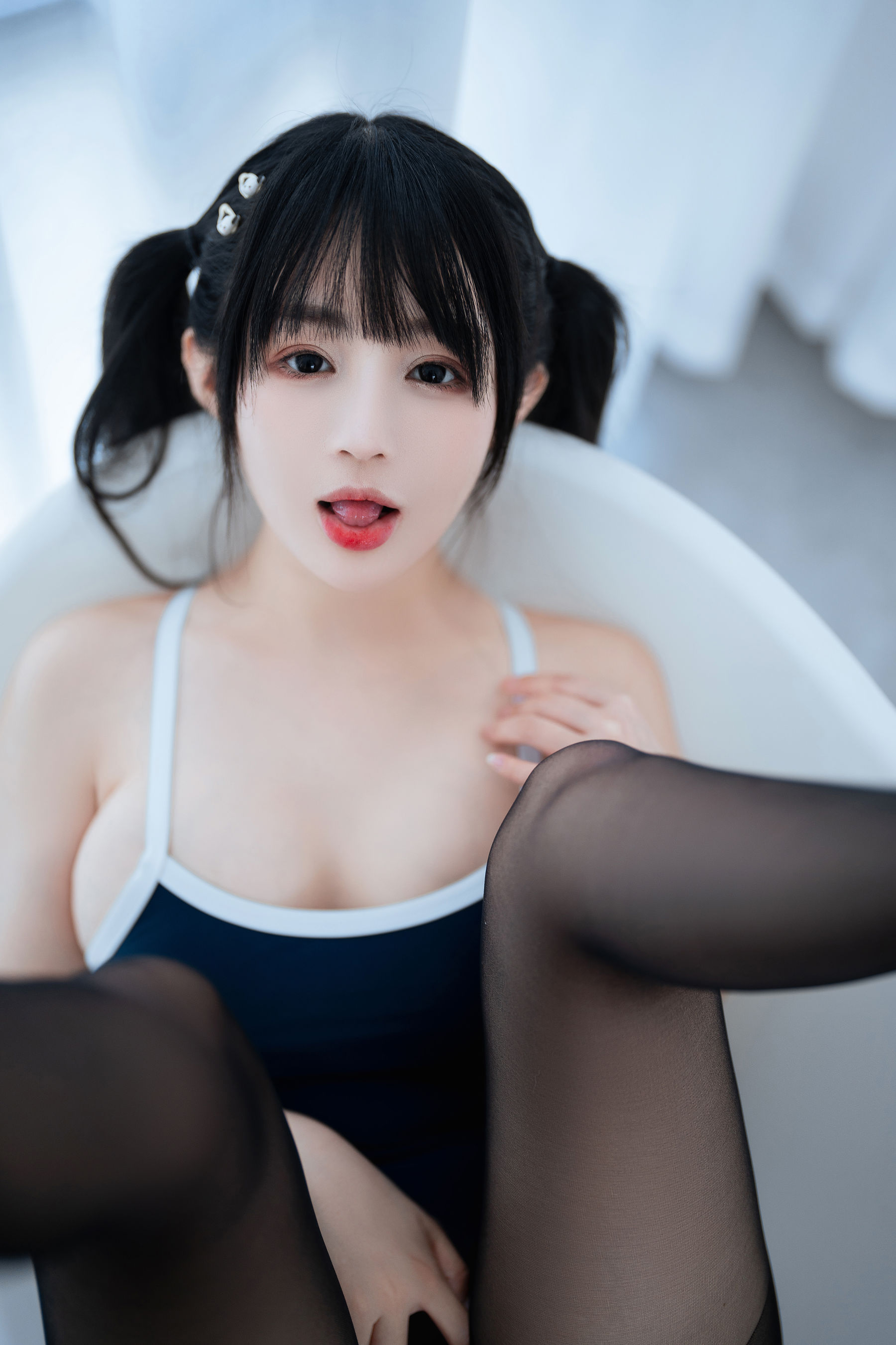 [福利COS] 桜井宁宁 - 黑丝死库水