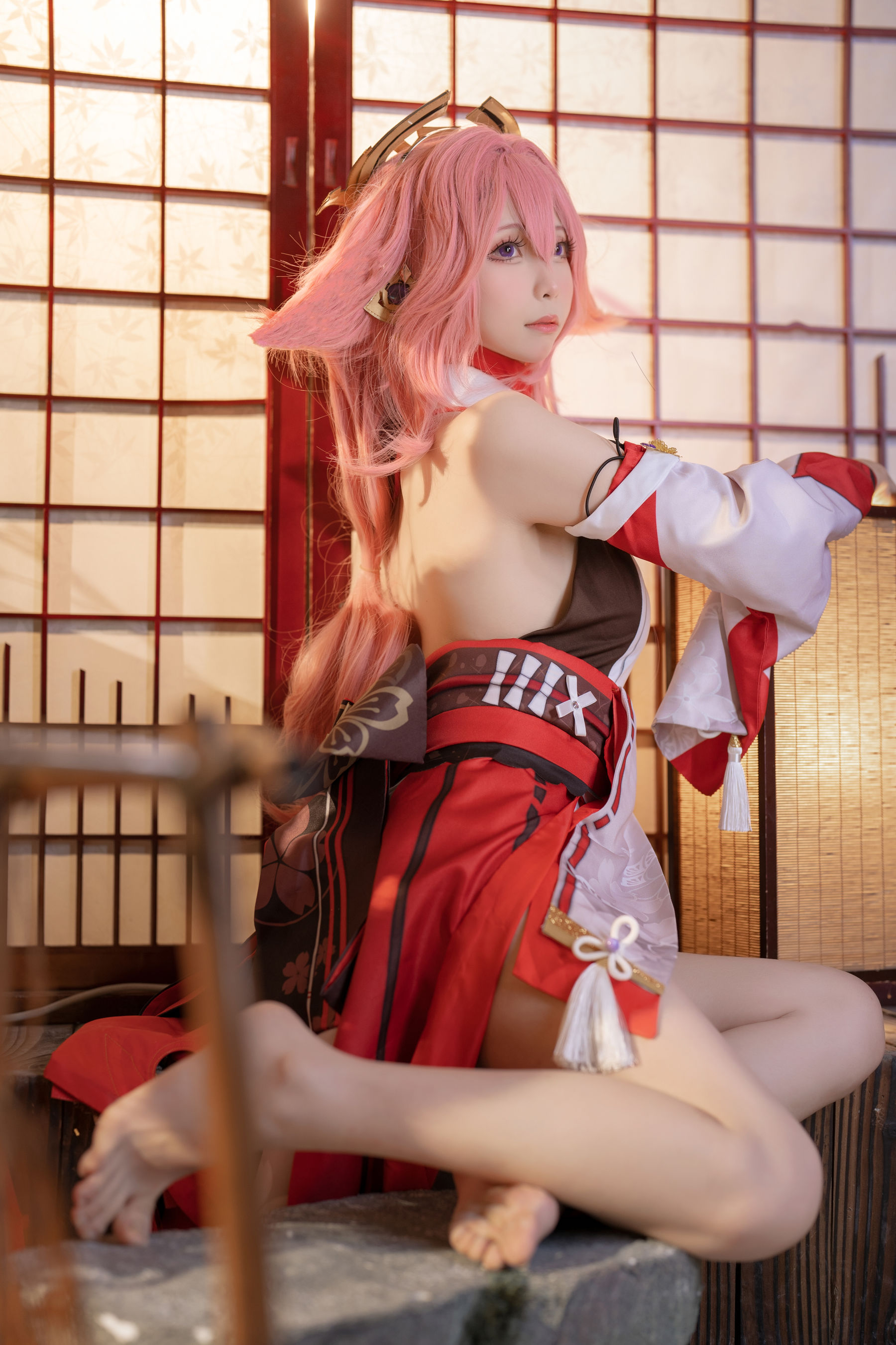 [福利COS] 樱岛嗷一 - 八重神子