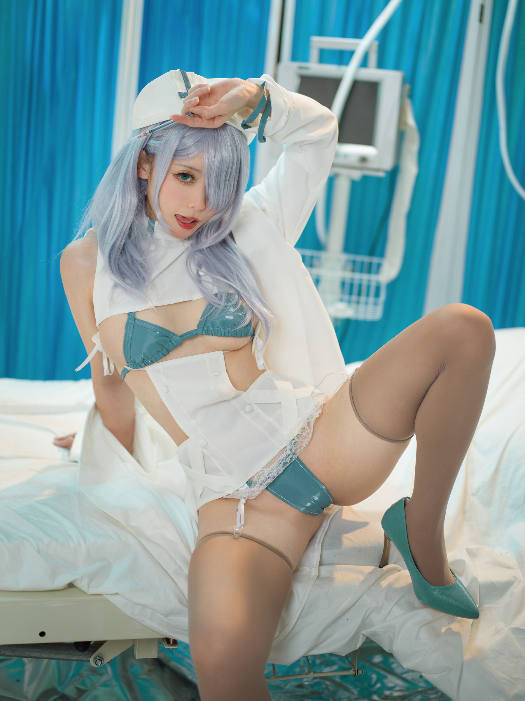 [福利COS] 樱岛嗷一 - 魔太郎蓝白医生