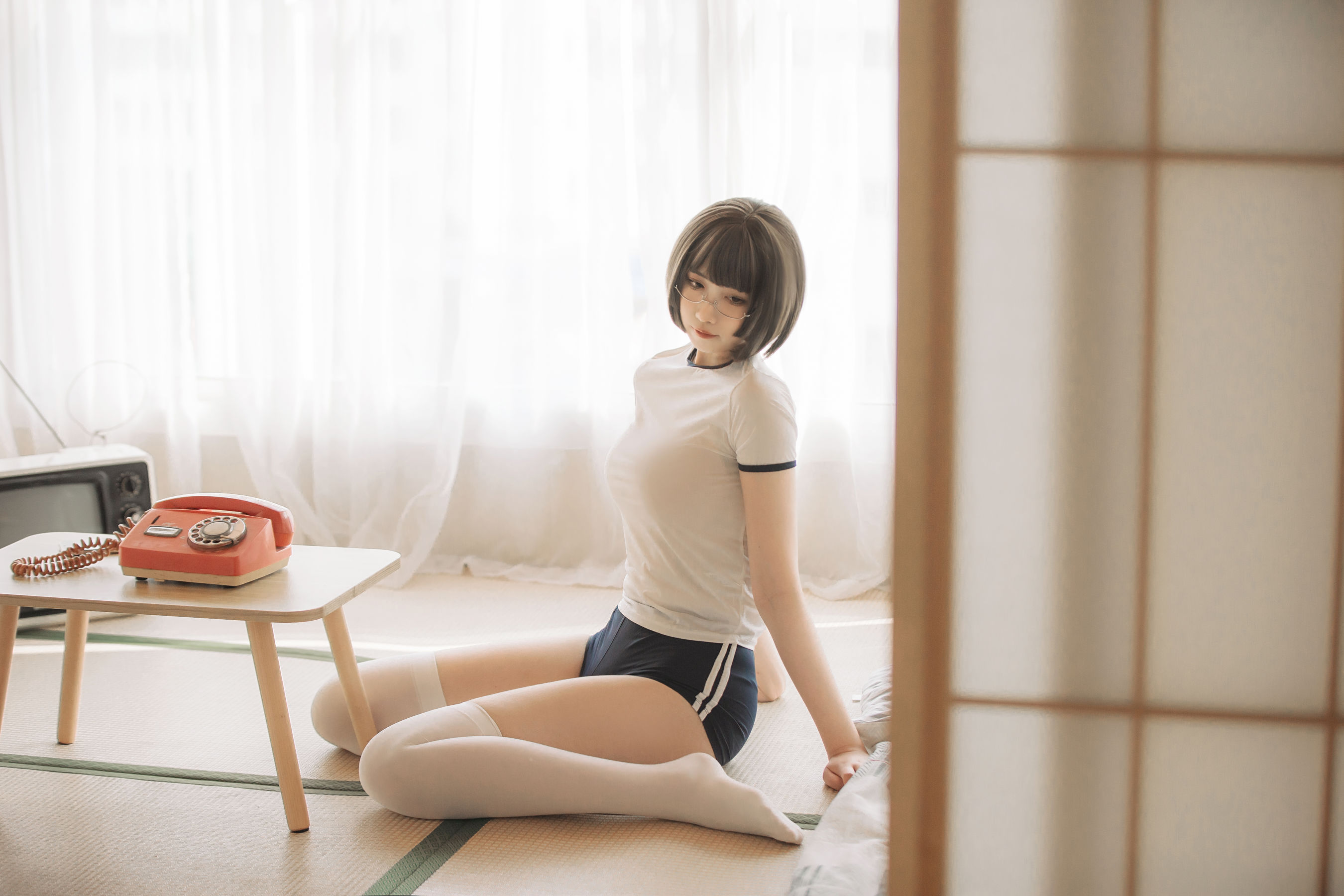 [福利COS] 次元少女念雪ww - 体操服
