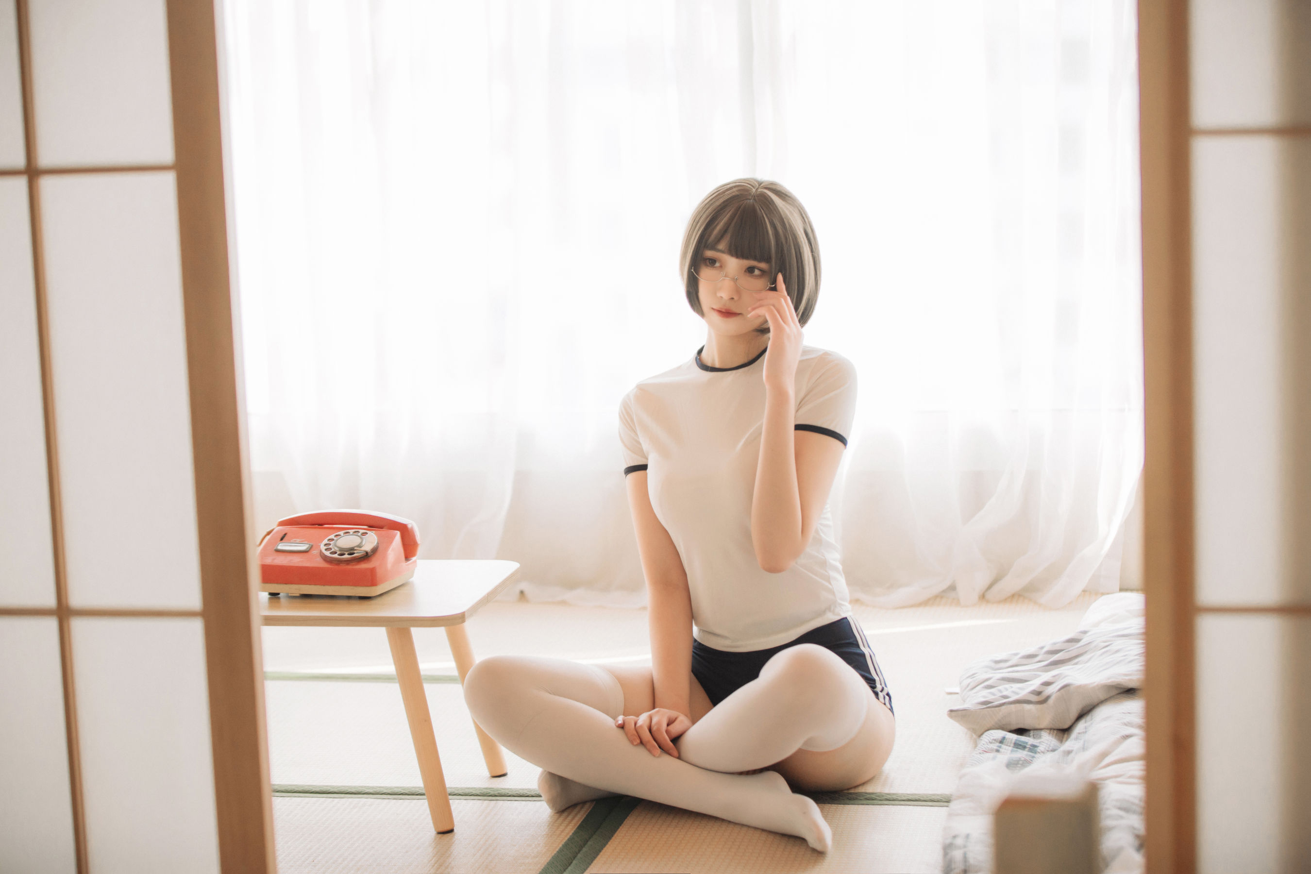 [福利COS] 次元少女念雪ww - 体操服