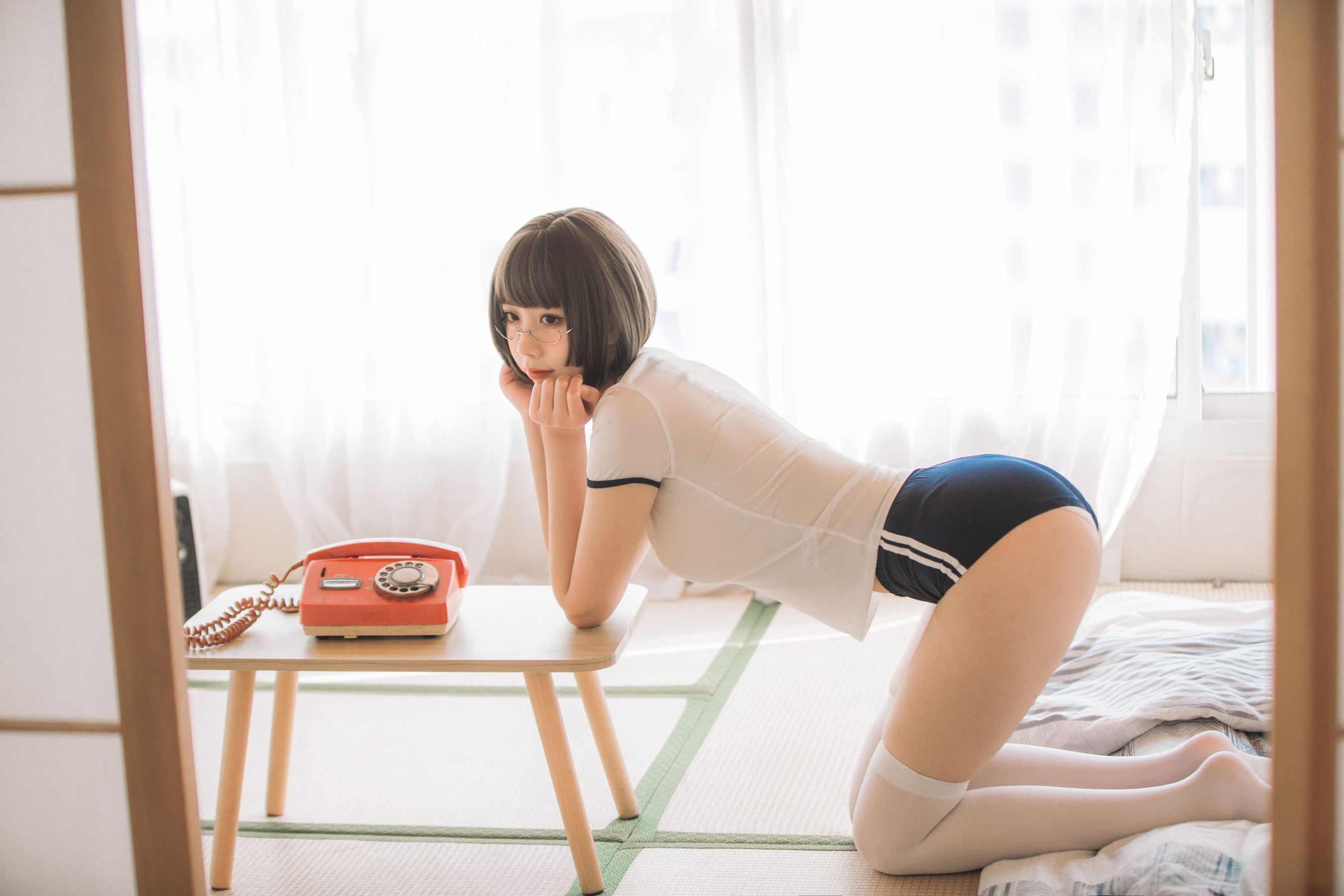 [福利COS] 次元少女念雪ww - 体操服