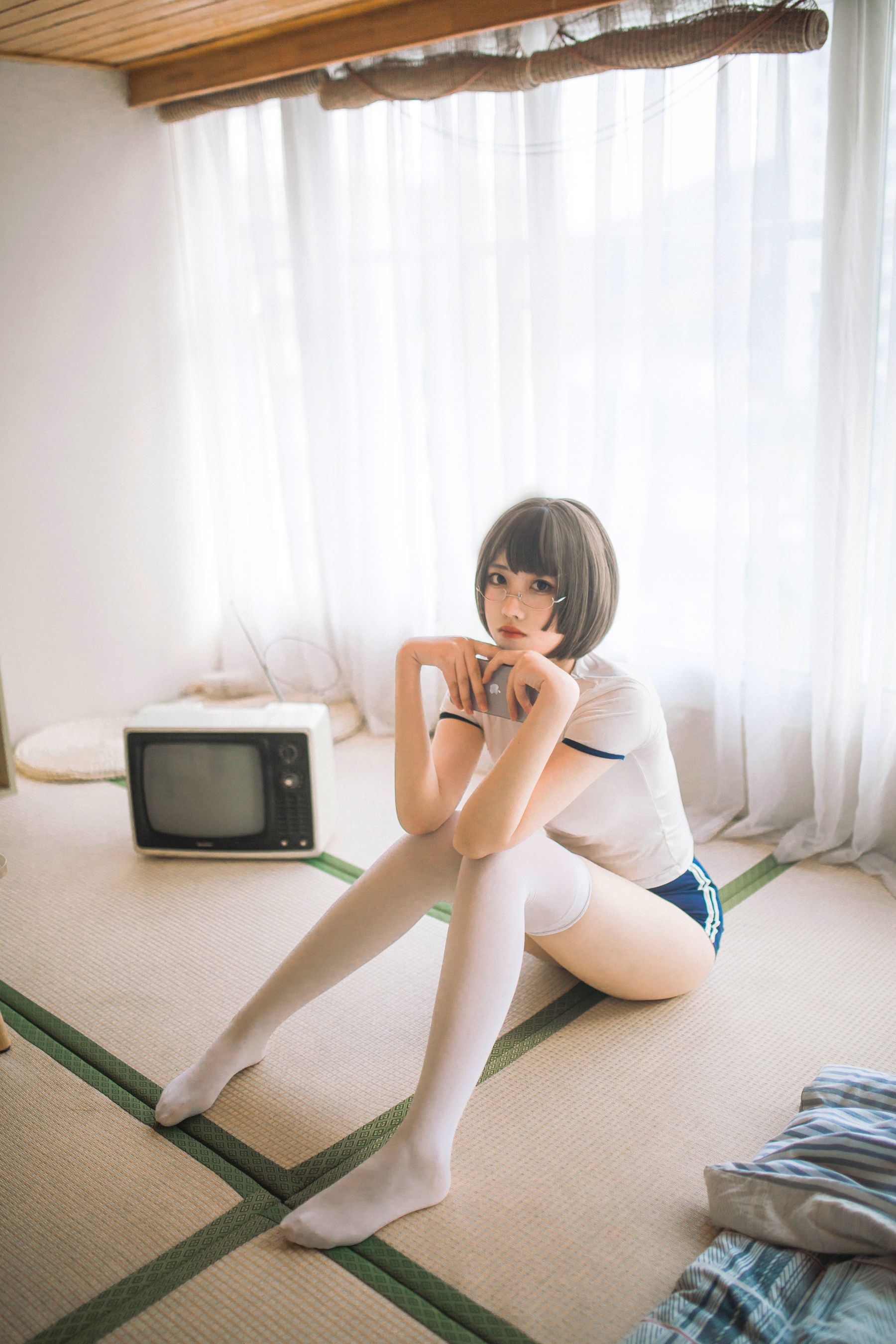 [福利COS] 次元少女念雪ww - 体操服