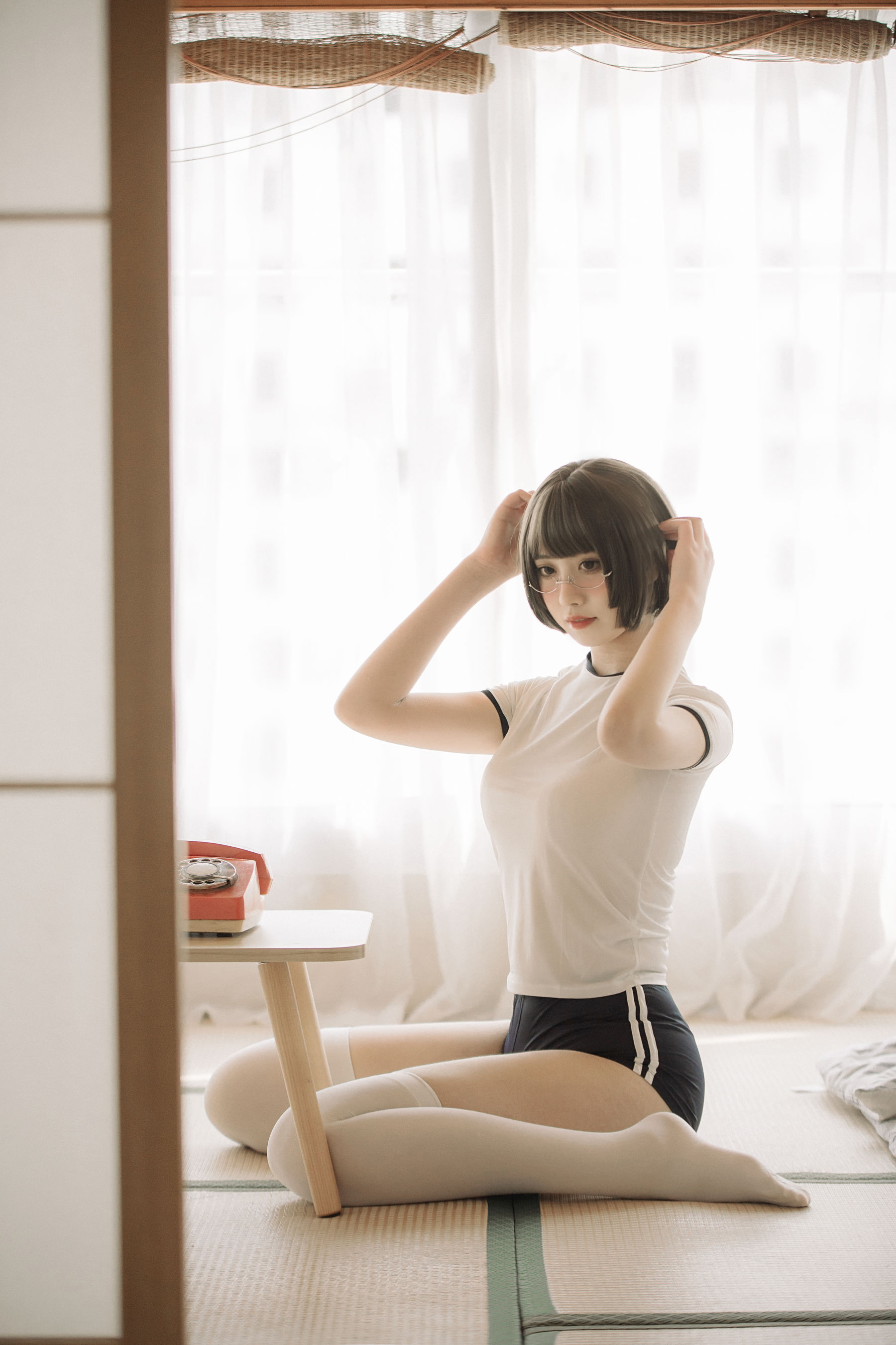 [福利COS] 次元少女念雪ww - 体操服