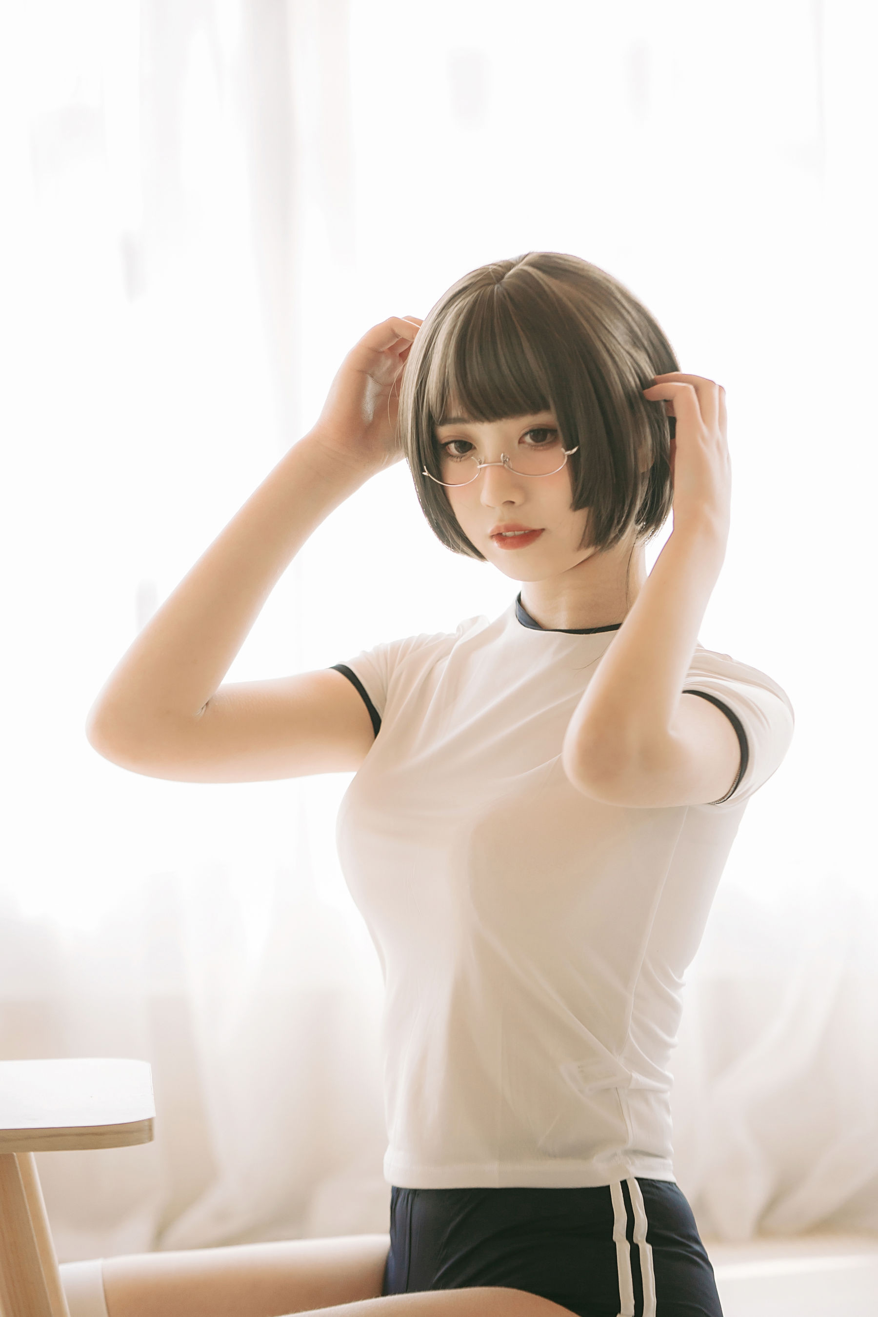[福利COS] 次元少女念雪ww - 体操服