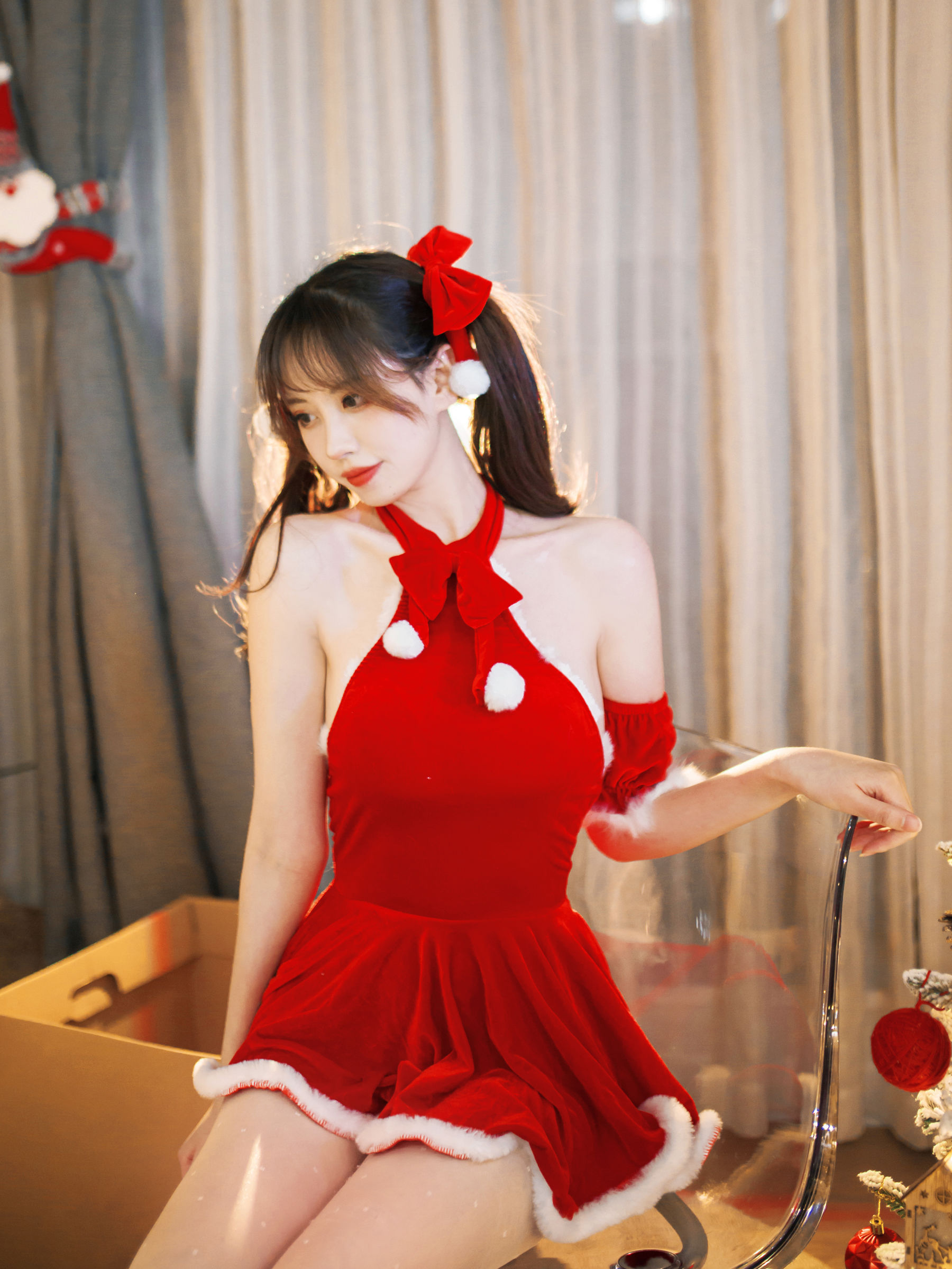 [福利COS] 次元少女念雪ww - 玫瑰礼物