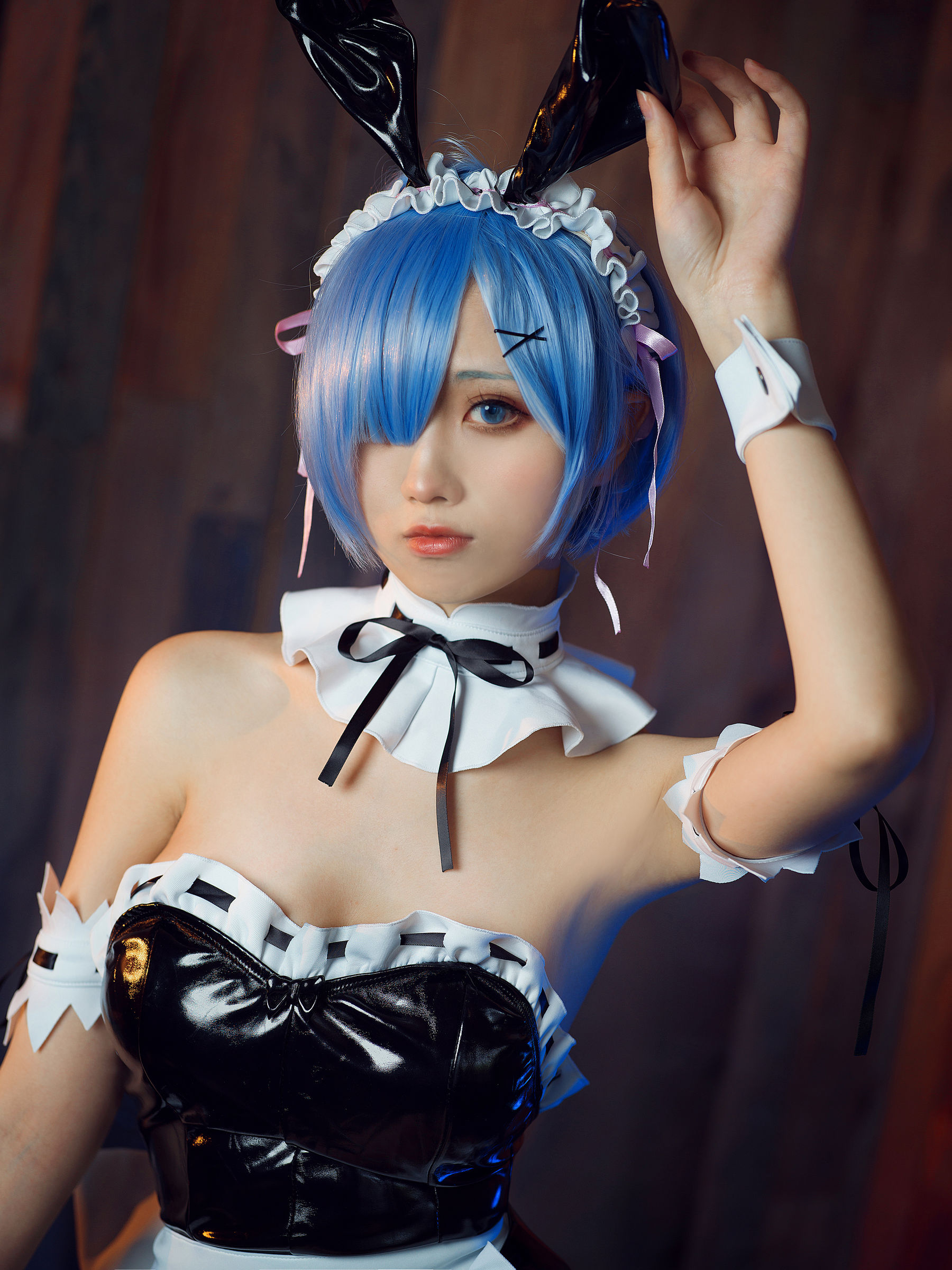[福利COS] 次元少女念雪ww - 蕾姆兔女郎