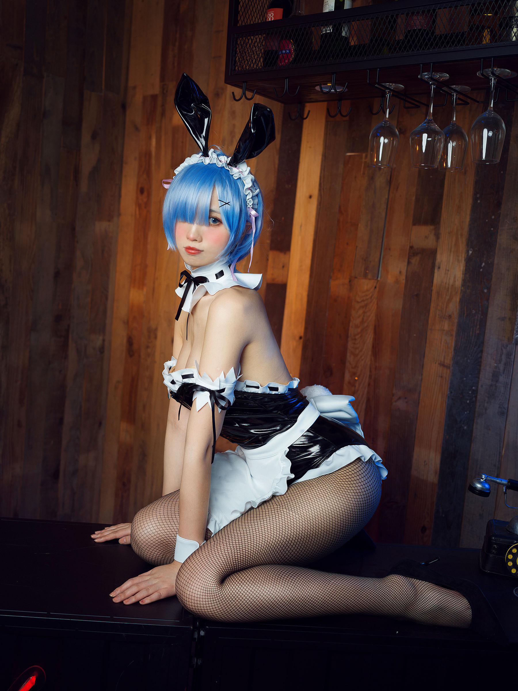 [福利COS] 次元少女念雪ww - 蕾姆兔女郎