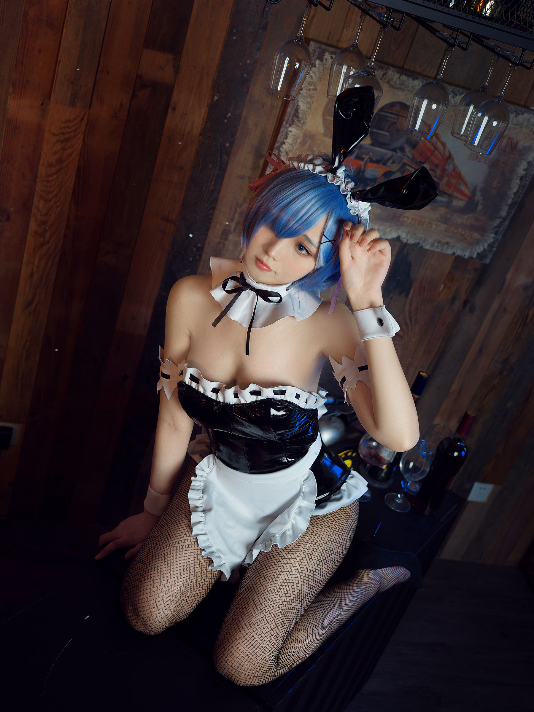 [福利COS] 次元少女念雪ww - 蕾姆兔女郎