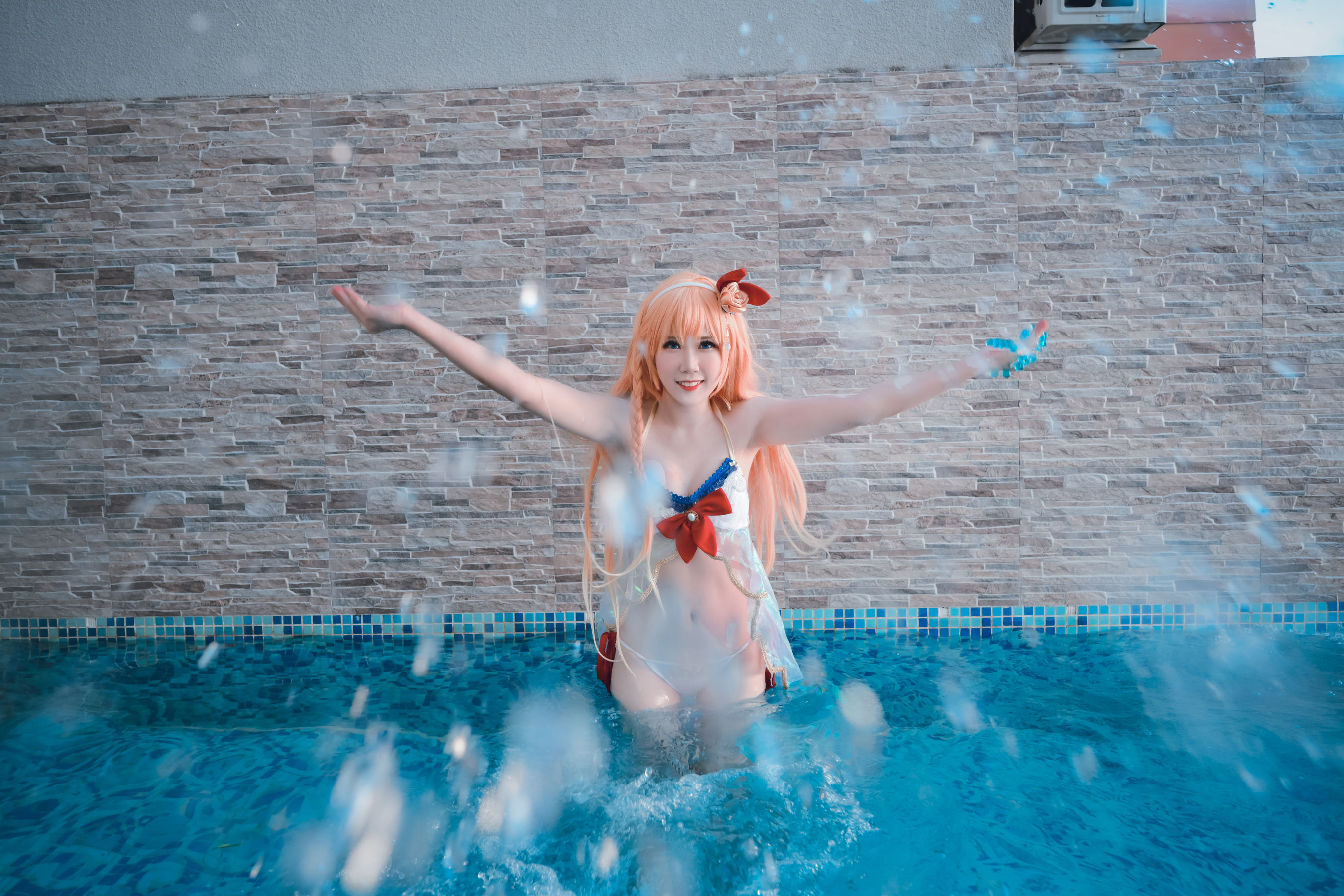 [福利COS] 流年不停_w - 佩可莉姆泳装