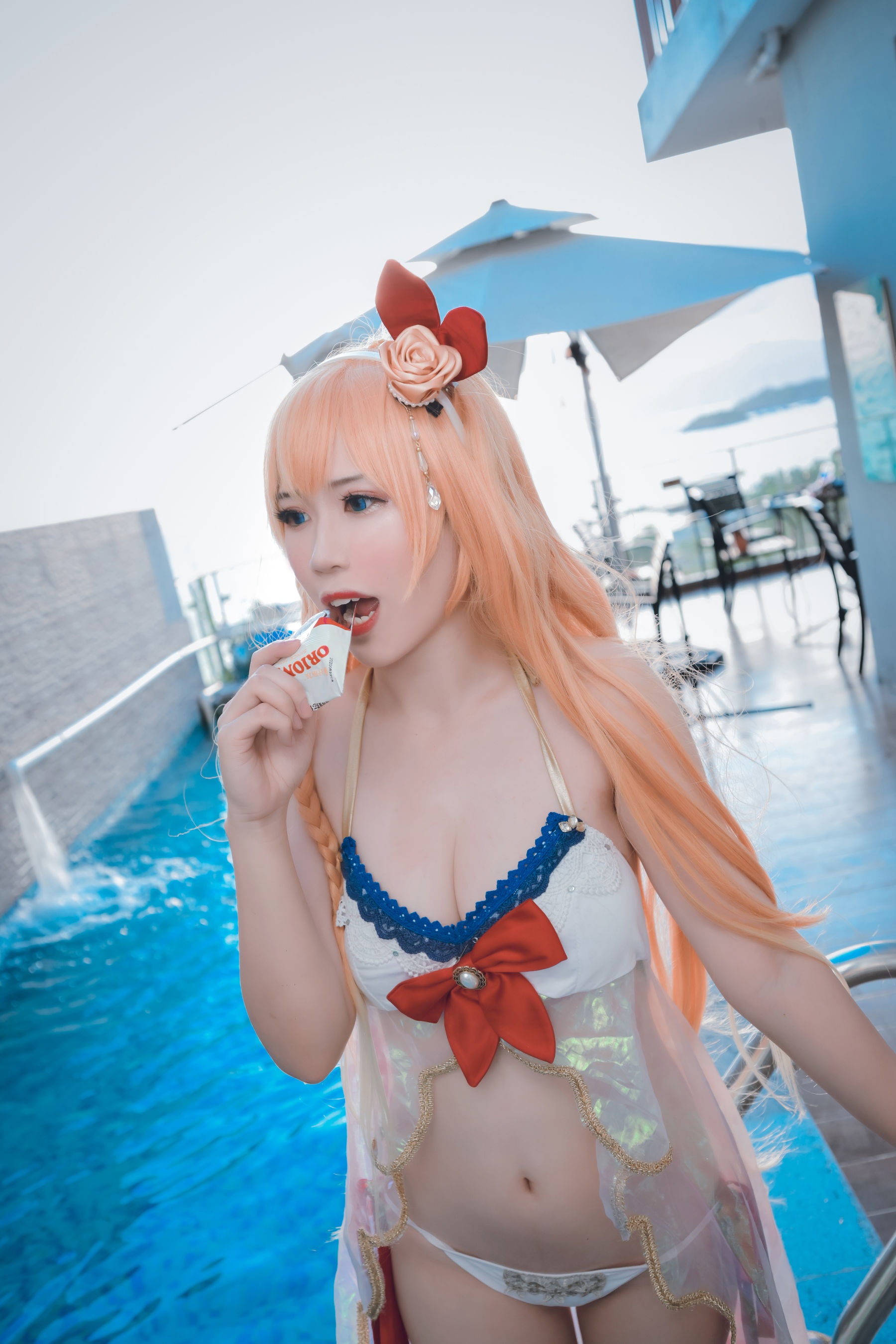 [福利COS] 流年不停_w - 佩可莉姆泳装