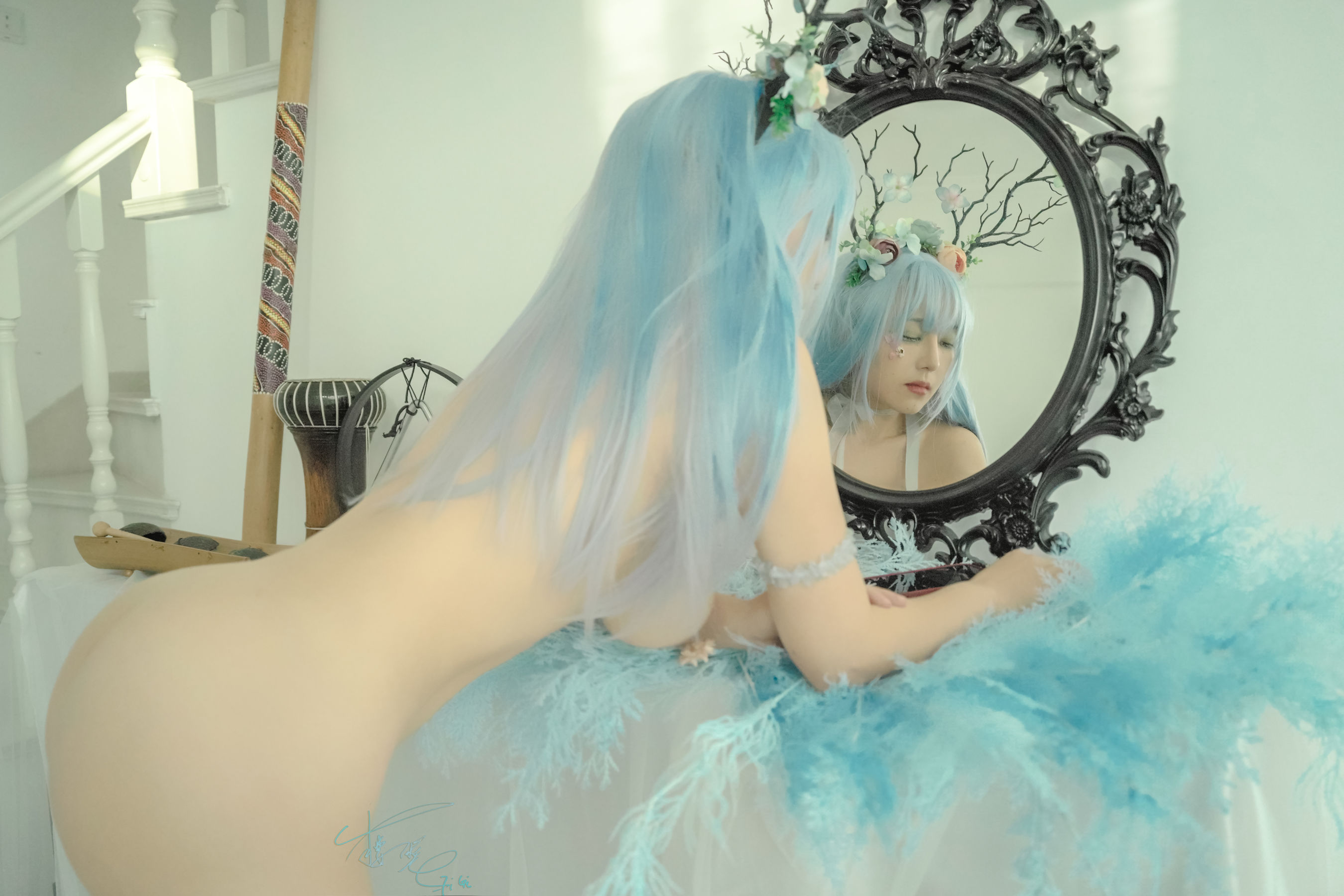[福利COS] 网络红人樱晚gigi - 轻袅