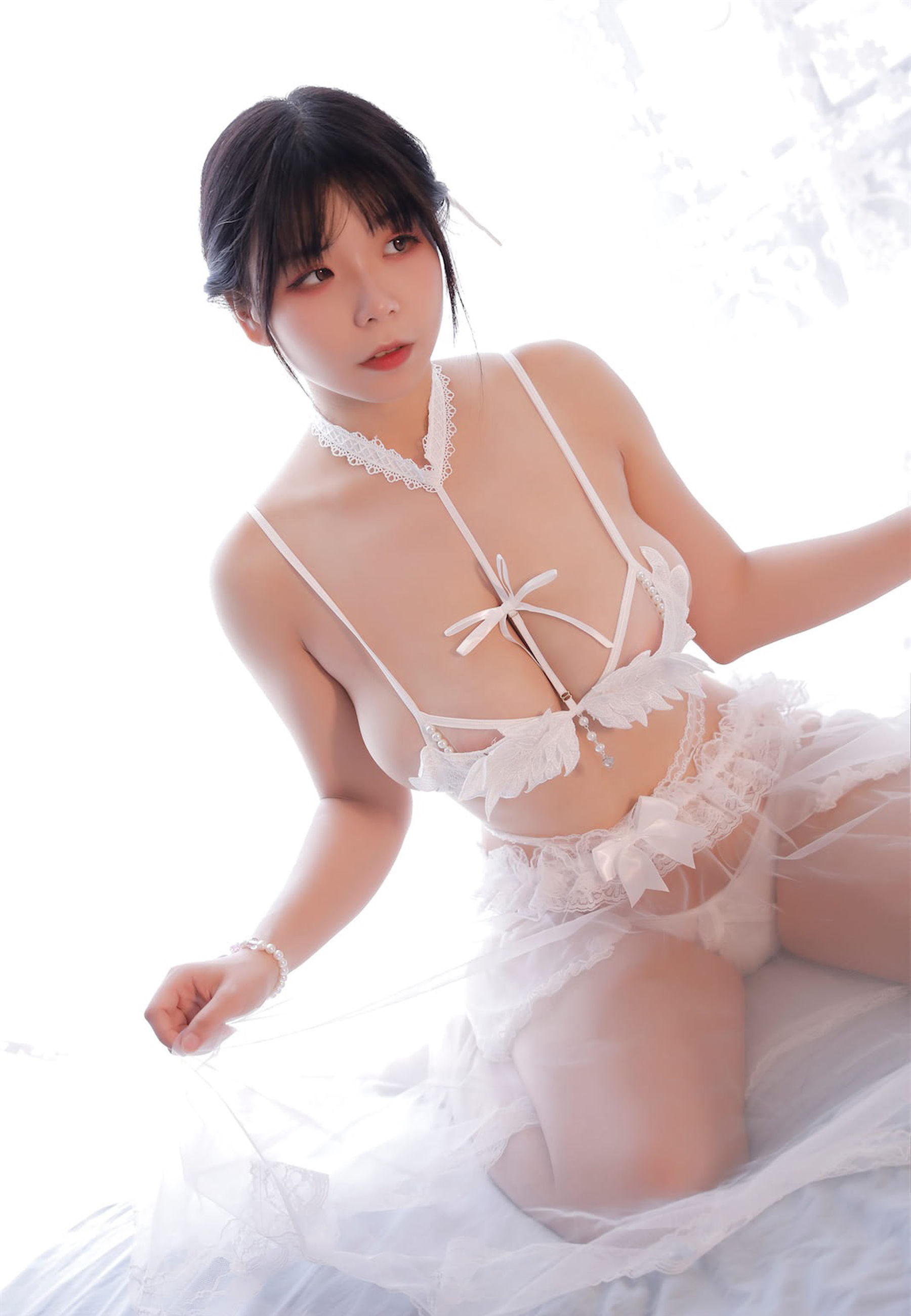 [福利COS] 自闭颜球球(无颜小天使wy) - 天使之翼