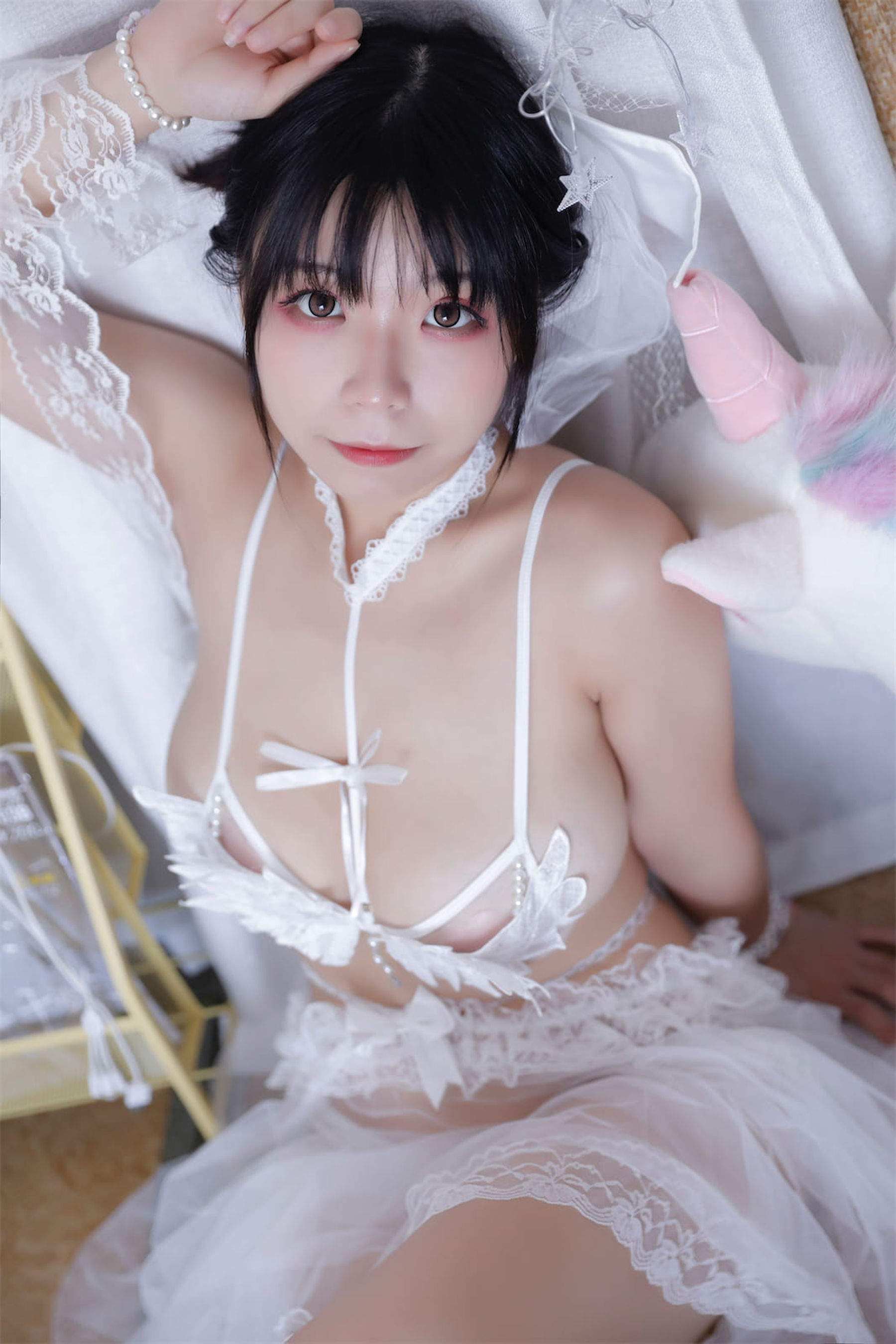 [福利COS] 自闭颜球球(无颜小天使wy) - 天使之翼