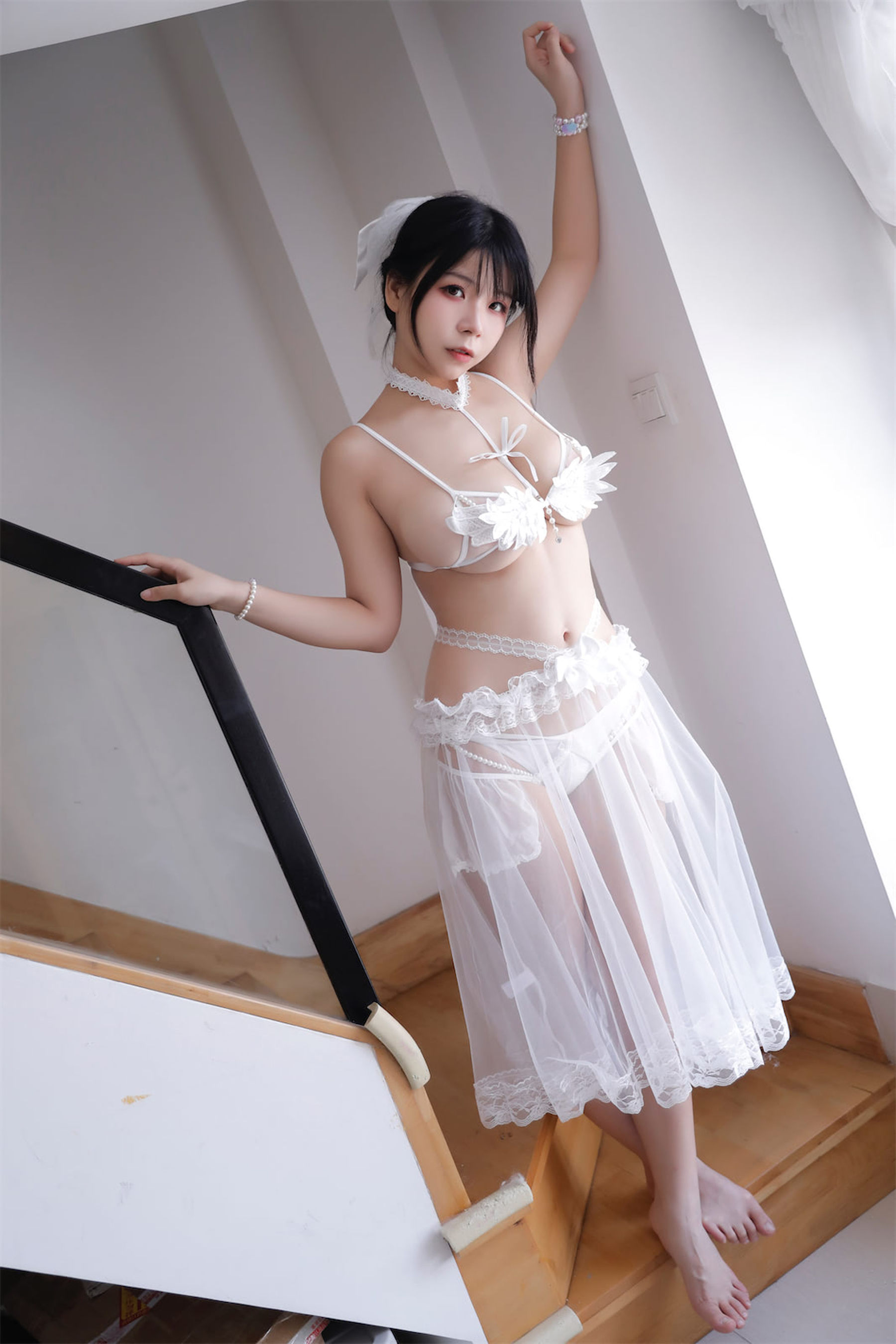 [福利COS] 自闭颜球球(无颜小天使wy) - 天使之翼