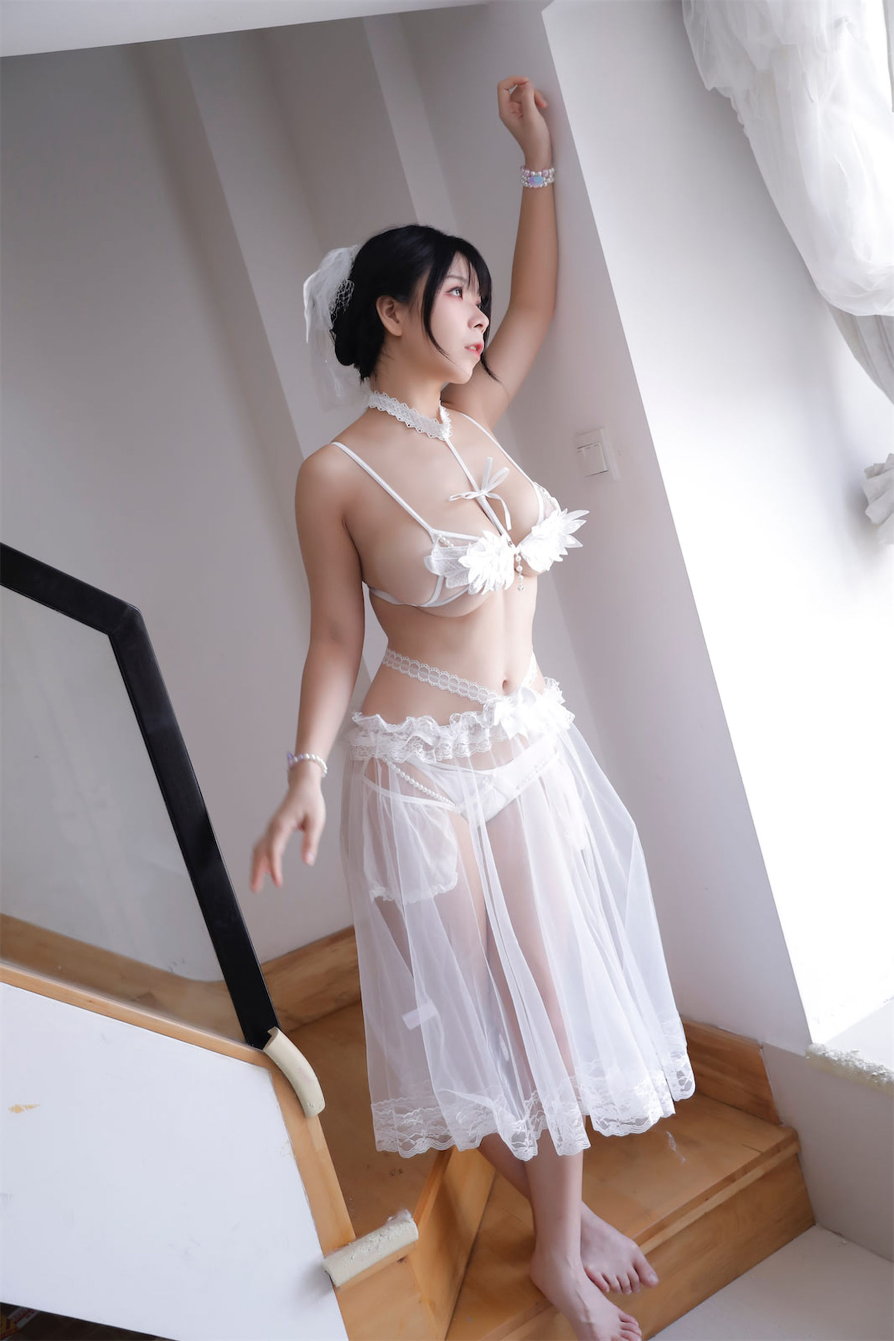 [福利COS] 自闭颜球球(无颜小天使wy) - 天使之翼