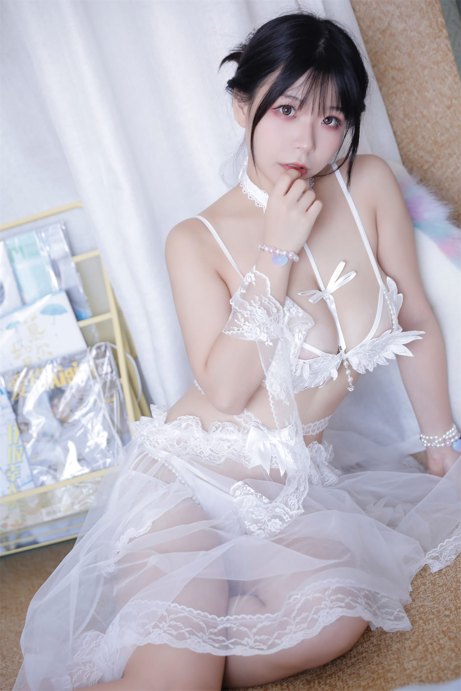 [福利COS] 自闭颜球球(无颜小天使wy) - 天使之翼