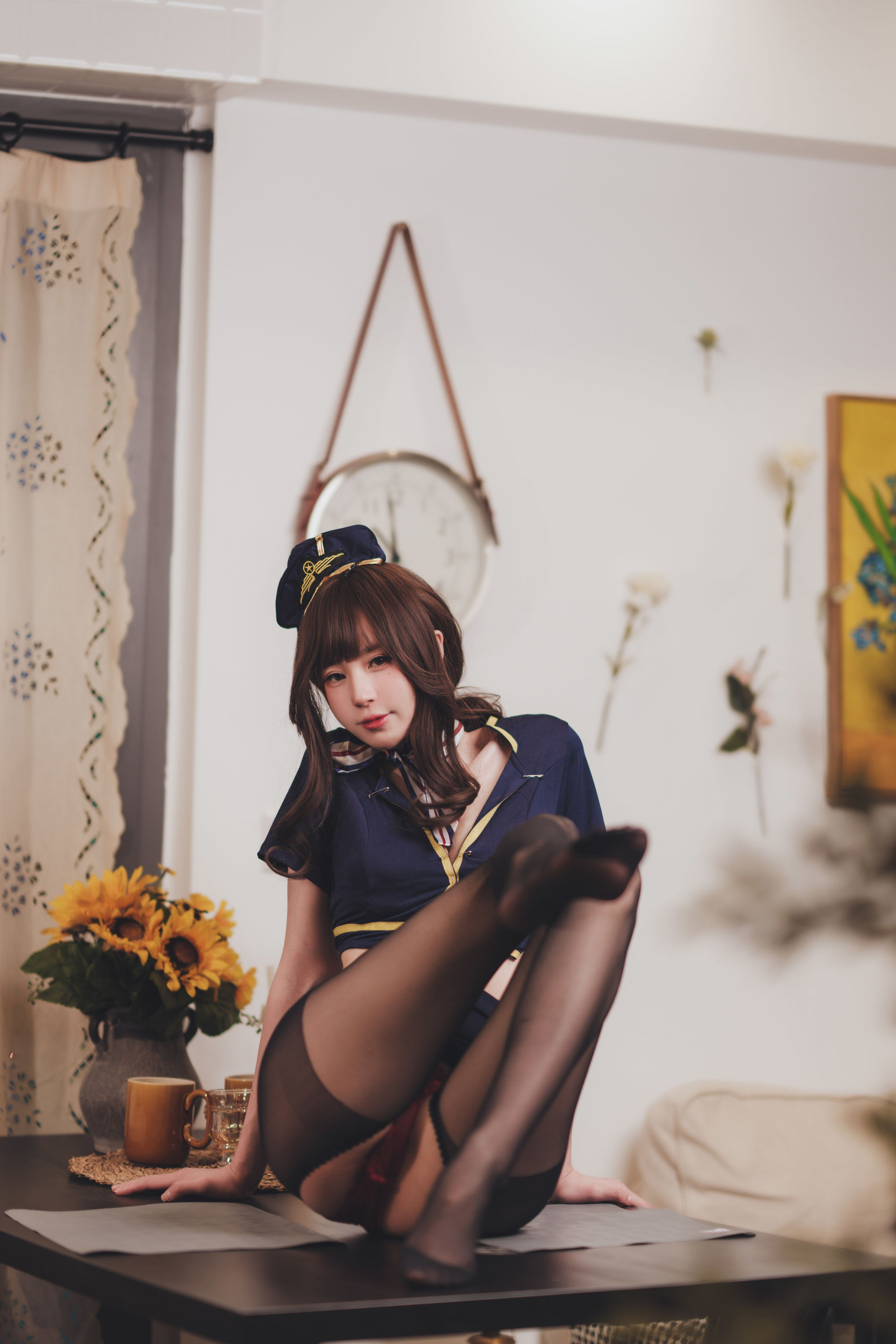 [福利COS] 西园寺南歌写真 - 空姐