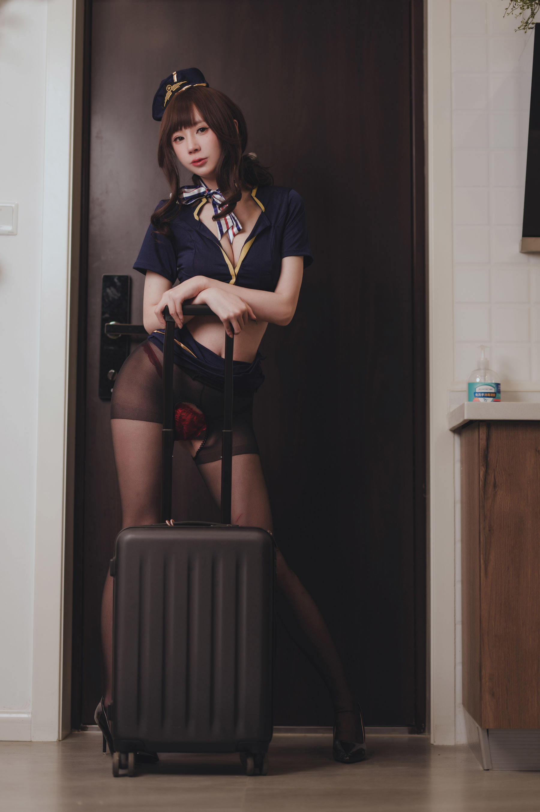 [福利COS] 西园寺南歌写真 - 空姐