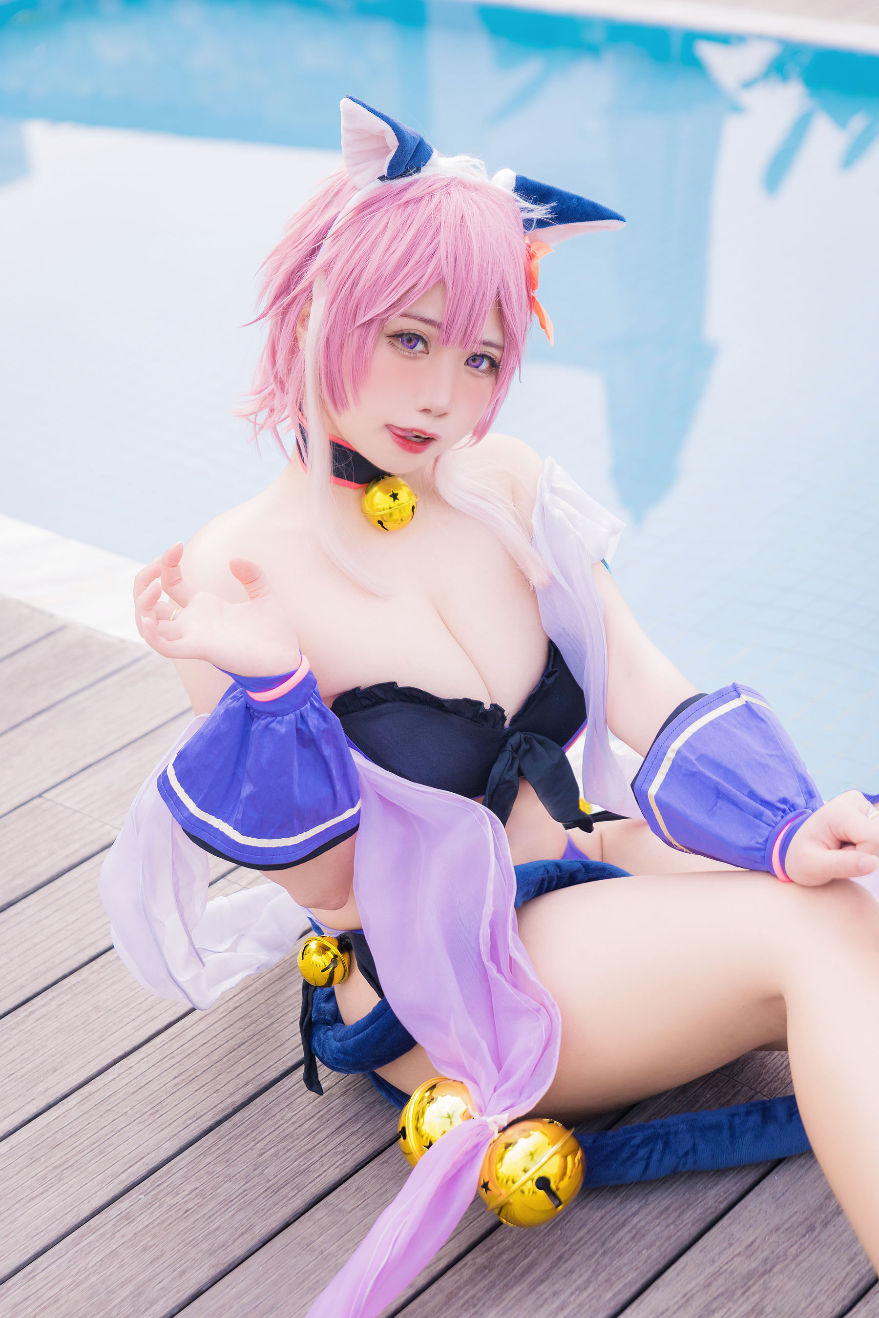 [福利COS] 贞子蜜桃 - 九月舰长 宮坂珠希泳装