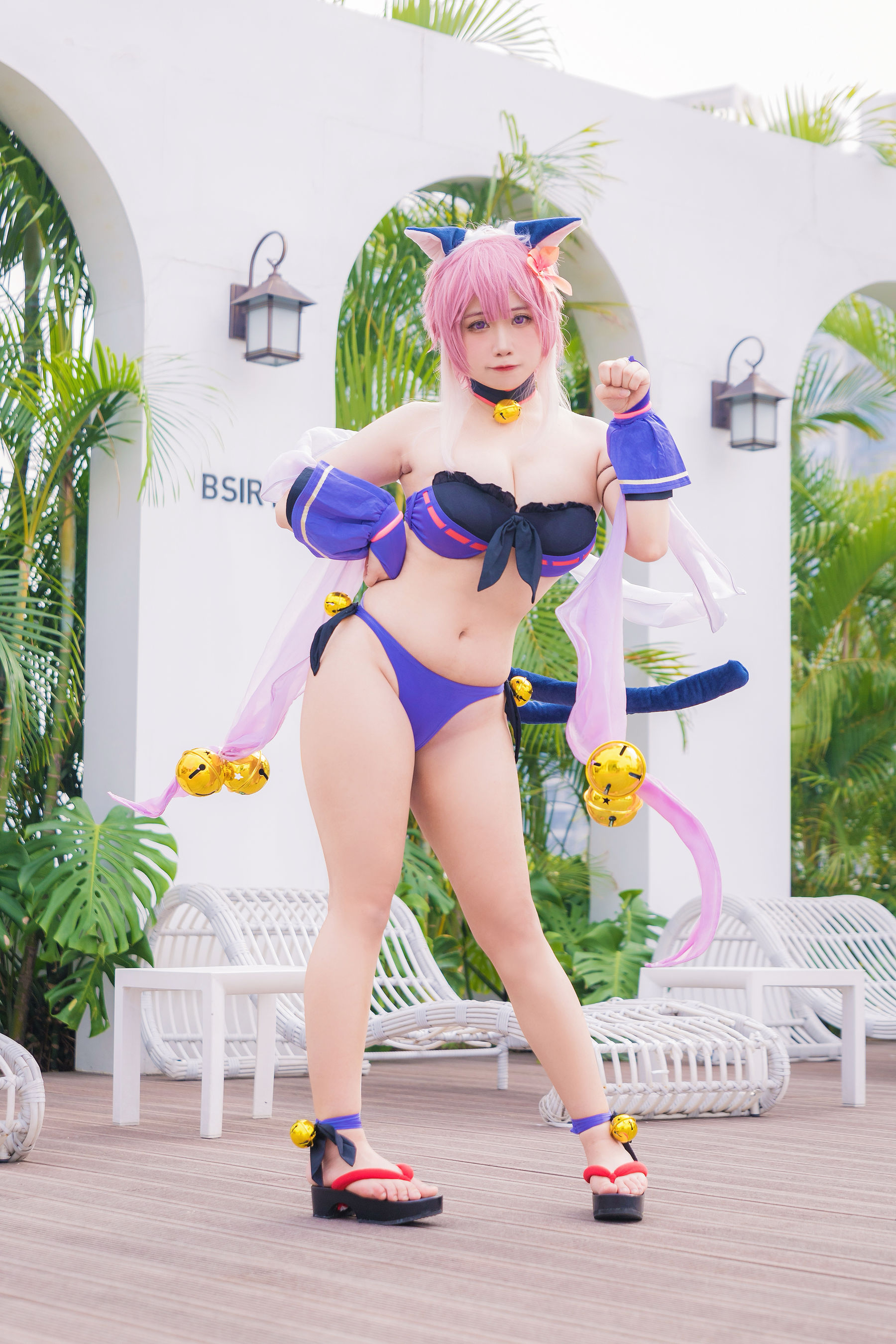 [福利COS] 贞子蜜桃 - 九月舰长 宮坂珠希泳装